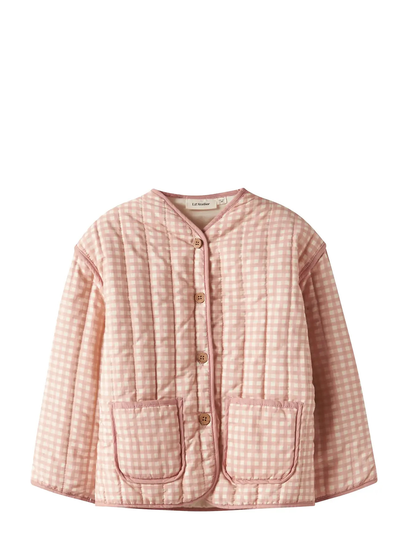 LIL'ATELIER Nmflarose Ls Quilt Jacke Lil Pink - 92 - Kinder
