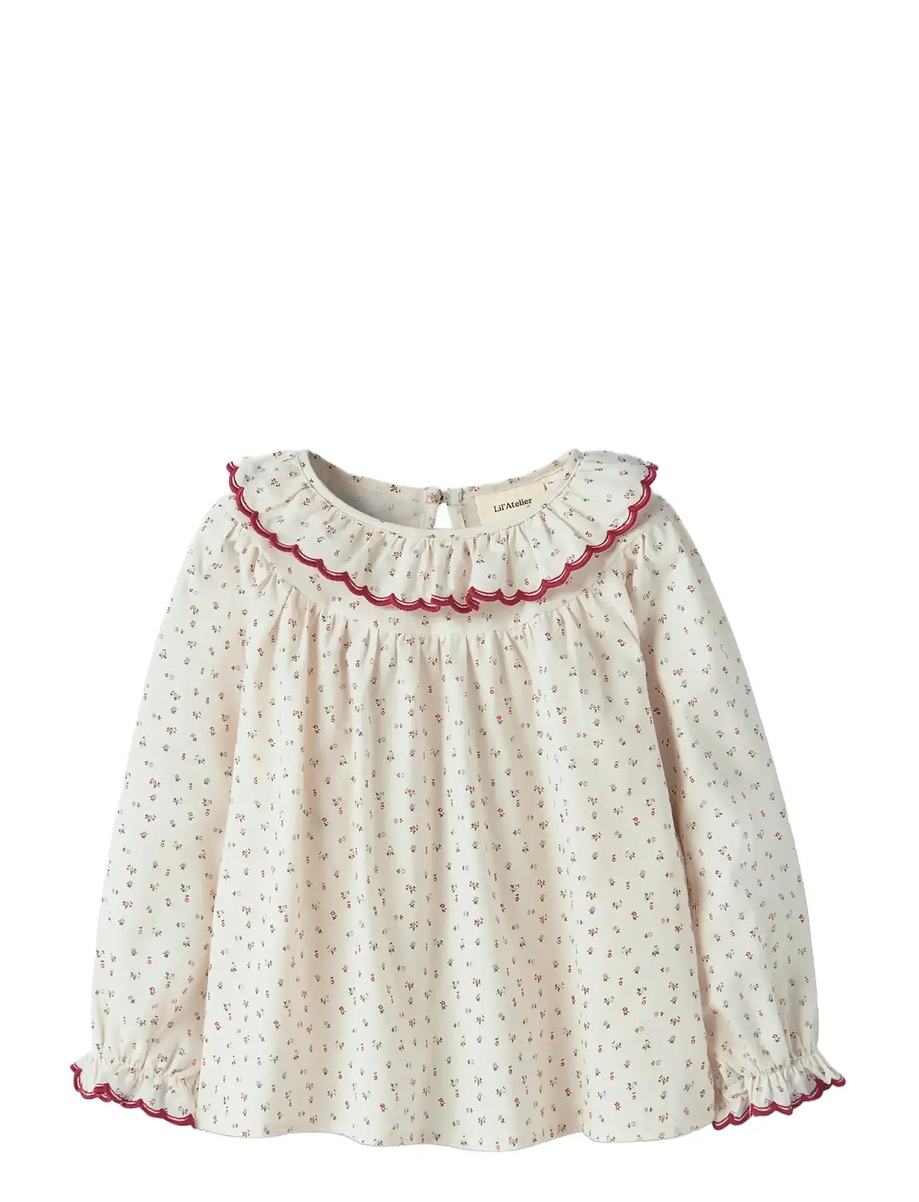LIL'ATELIER Nmfrasia Ls Loose Shirt Lil Weiß - 116 - Kinder