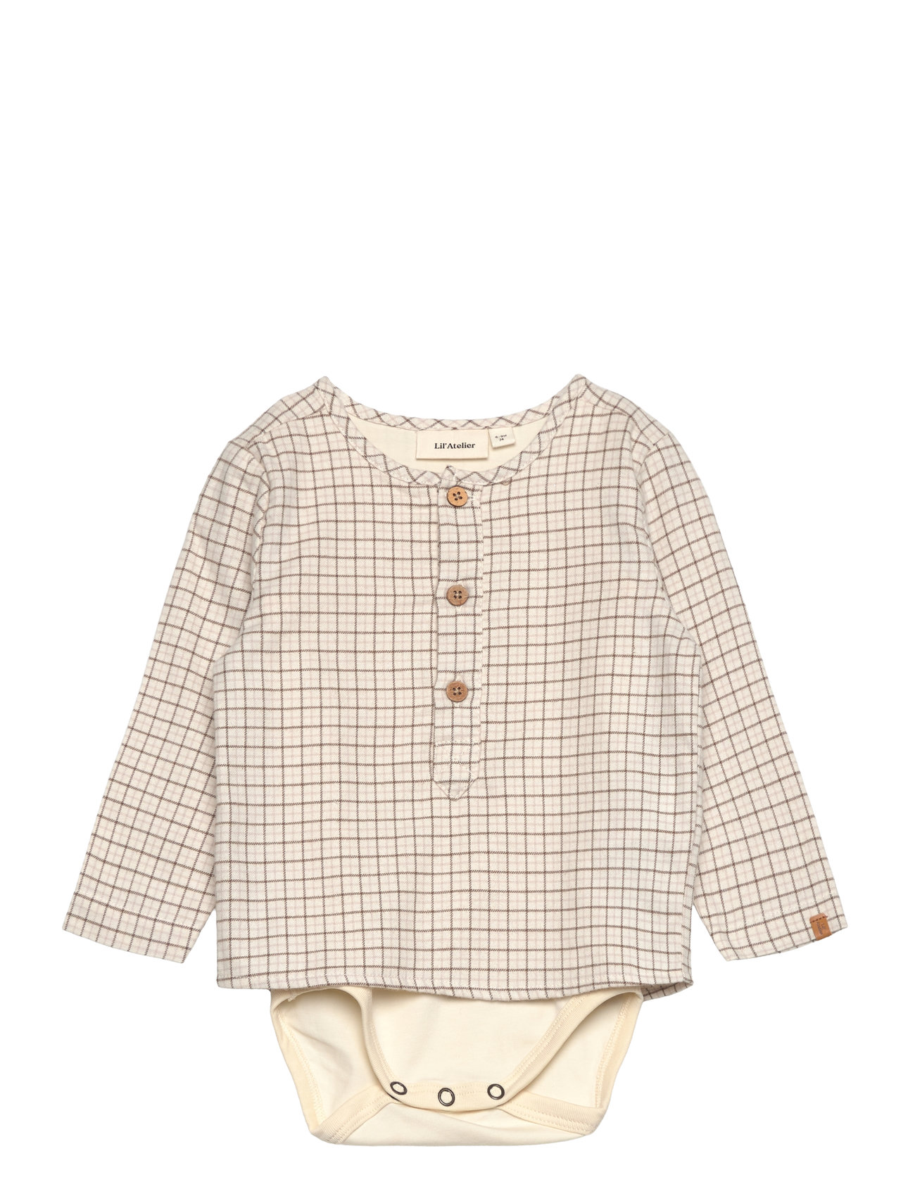 Lil'Atelier Nbmdamieno Ls Loose Body Shirt Lil Beige