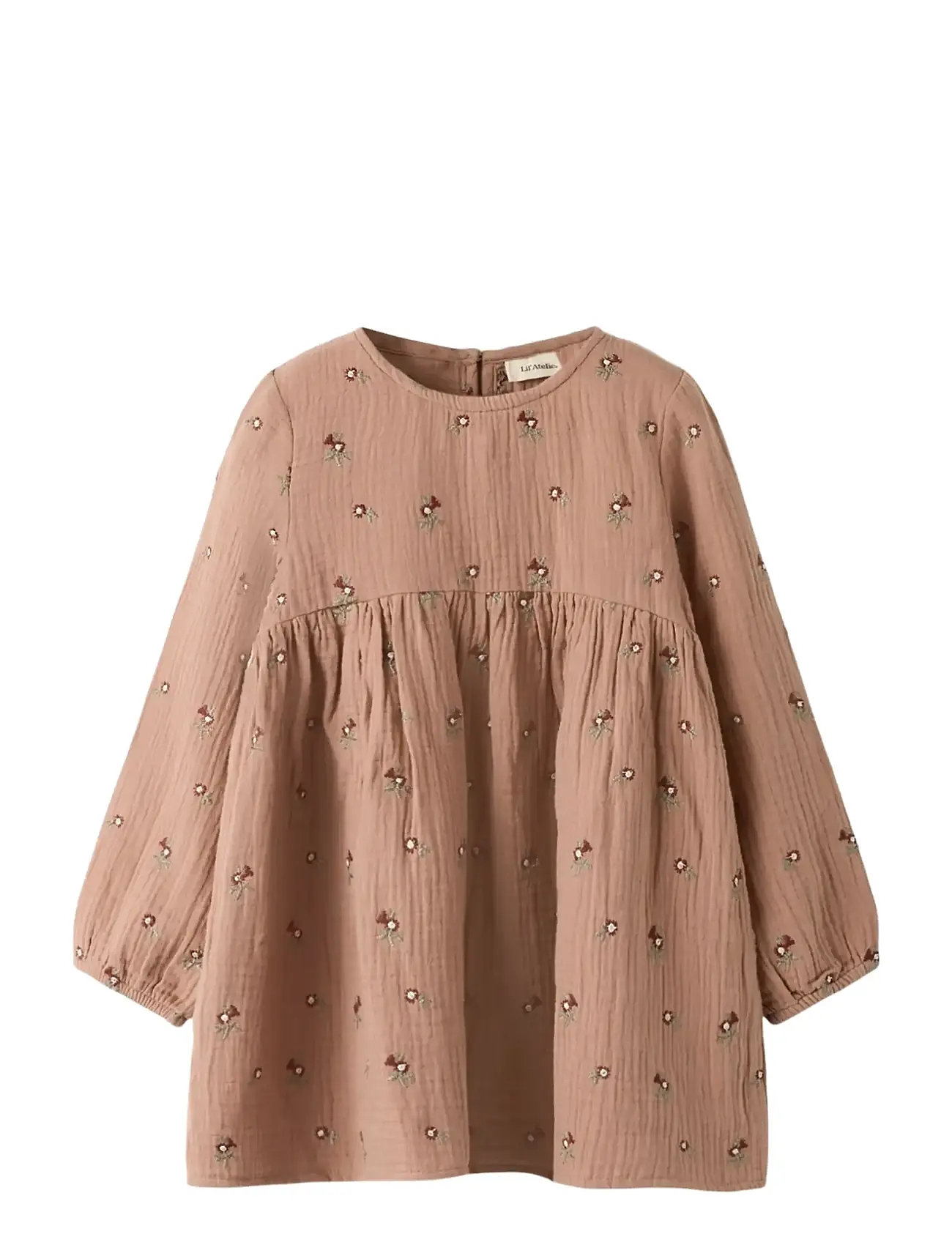 LIL'ATELIER Nmftamina Ls Loose Kleid Lil Braun - 110 - Kinder