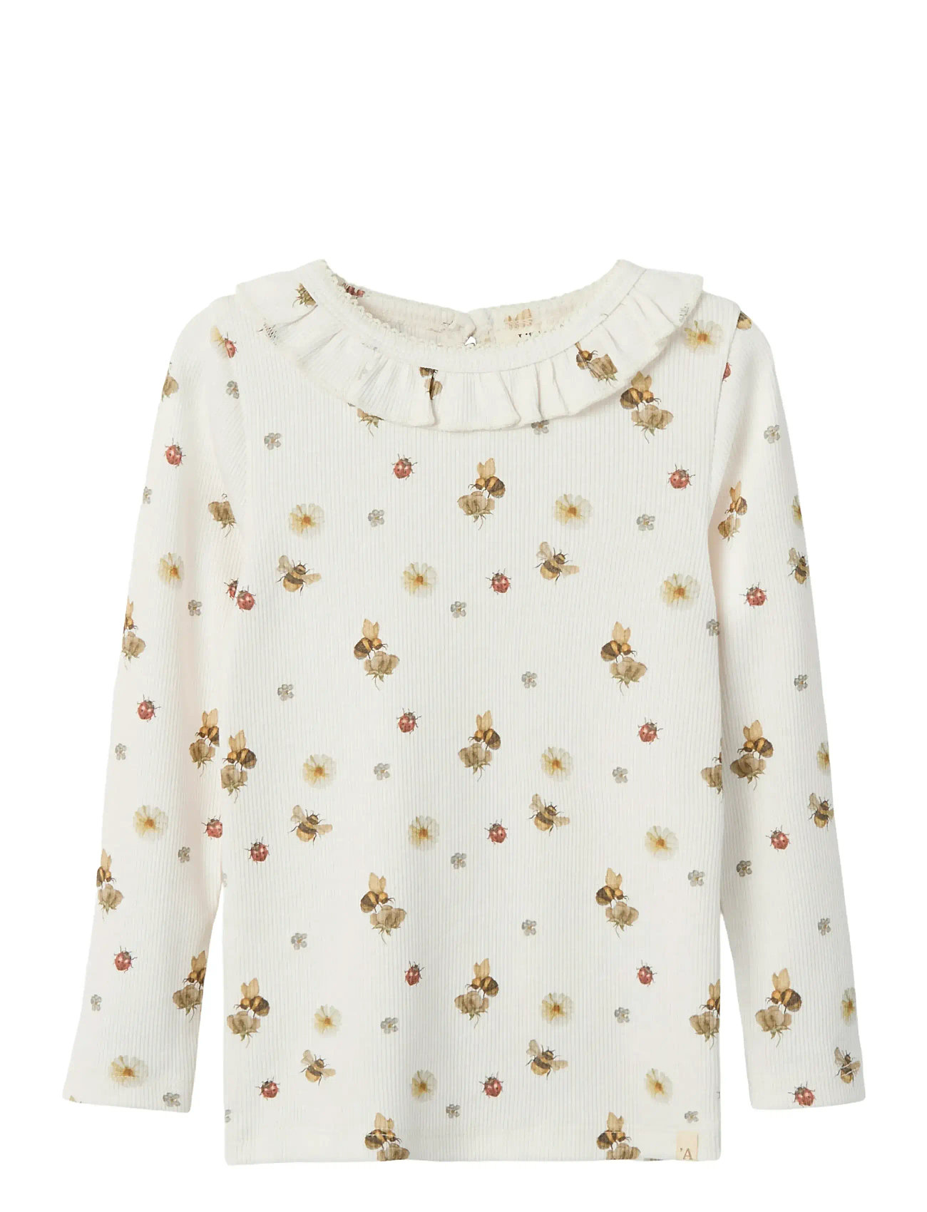 Nmflavo Loa Ls Slim Top Lil Cream Lil'Atelier