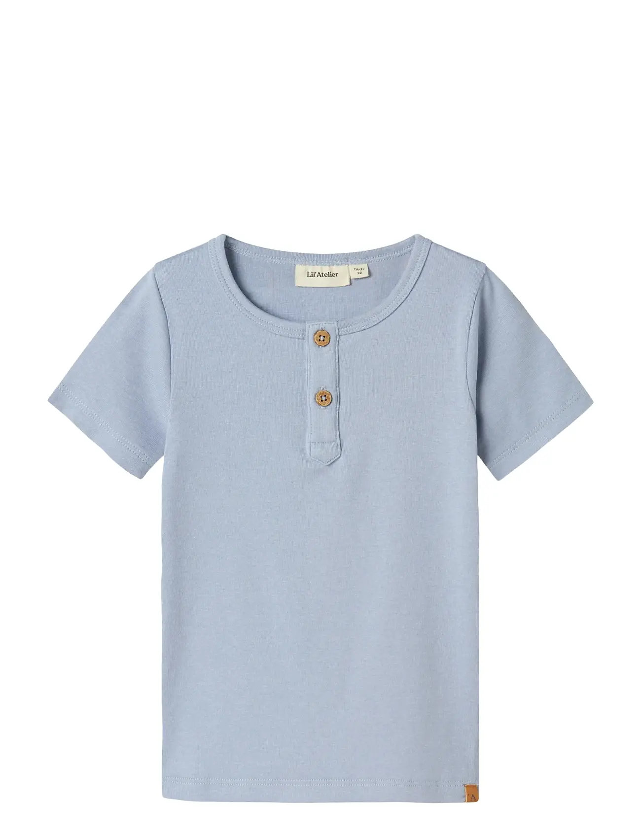 Lil'Atelier Nmmlalo Taj Ss Slim Top Lil, 104, Blue, T-Shirts > Kortærmede, Børn