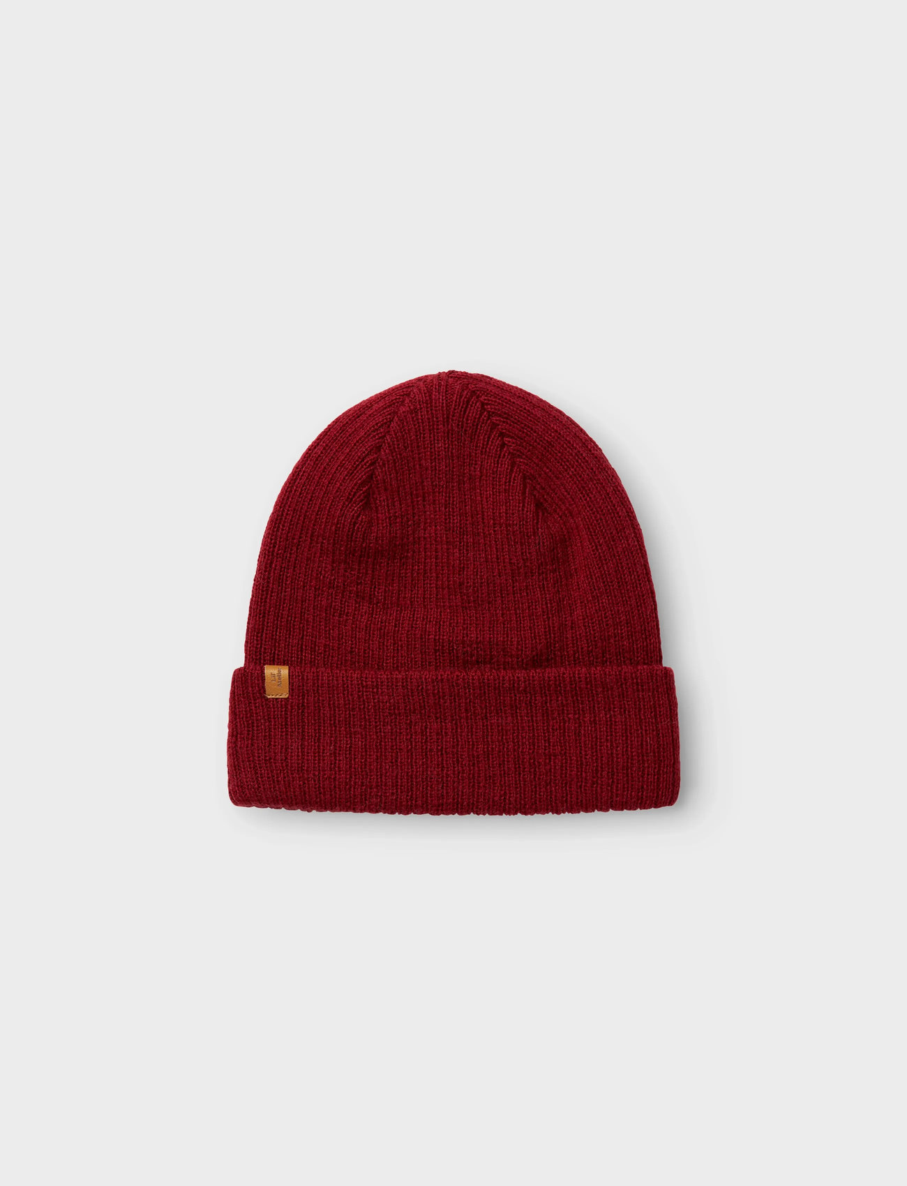 Lil'Atelier Nmnnanson Knit Hat1 Lil, 49-50, Burgundy, Huer > Beanie, Børn