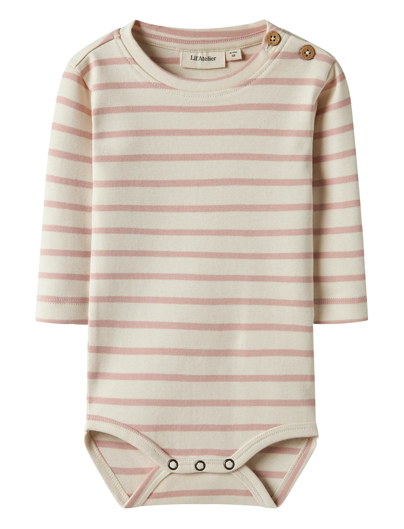 Lil'Atelier Nbflimia Ls Body Lil, 62, Pink, Bodys > Langærmede, Børn