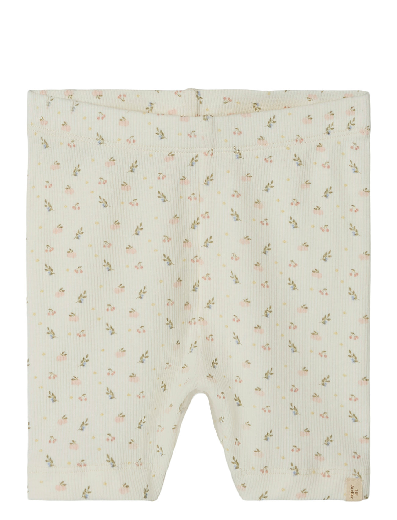 Lil'Atelier Nmfgago Slim Biker Shorts Lil, 116, Cream, Underdele > Shorts, Børn