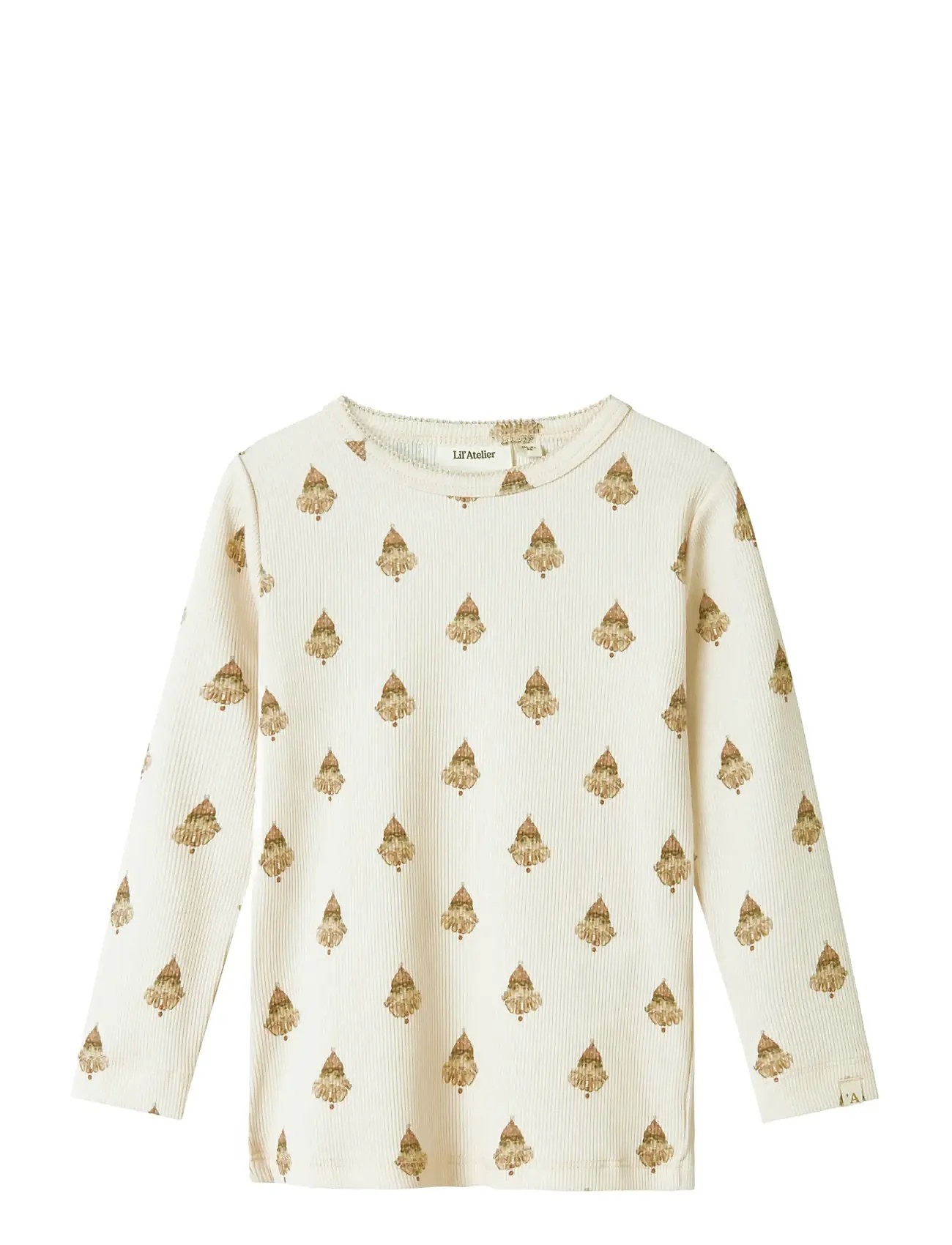 LIL'ATELIER Nmflavo Eva Ls Slim Oberteil Lil Cream - 98 - Kinder