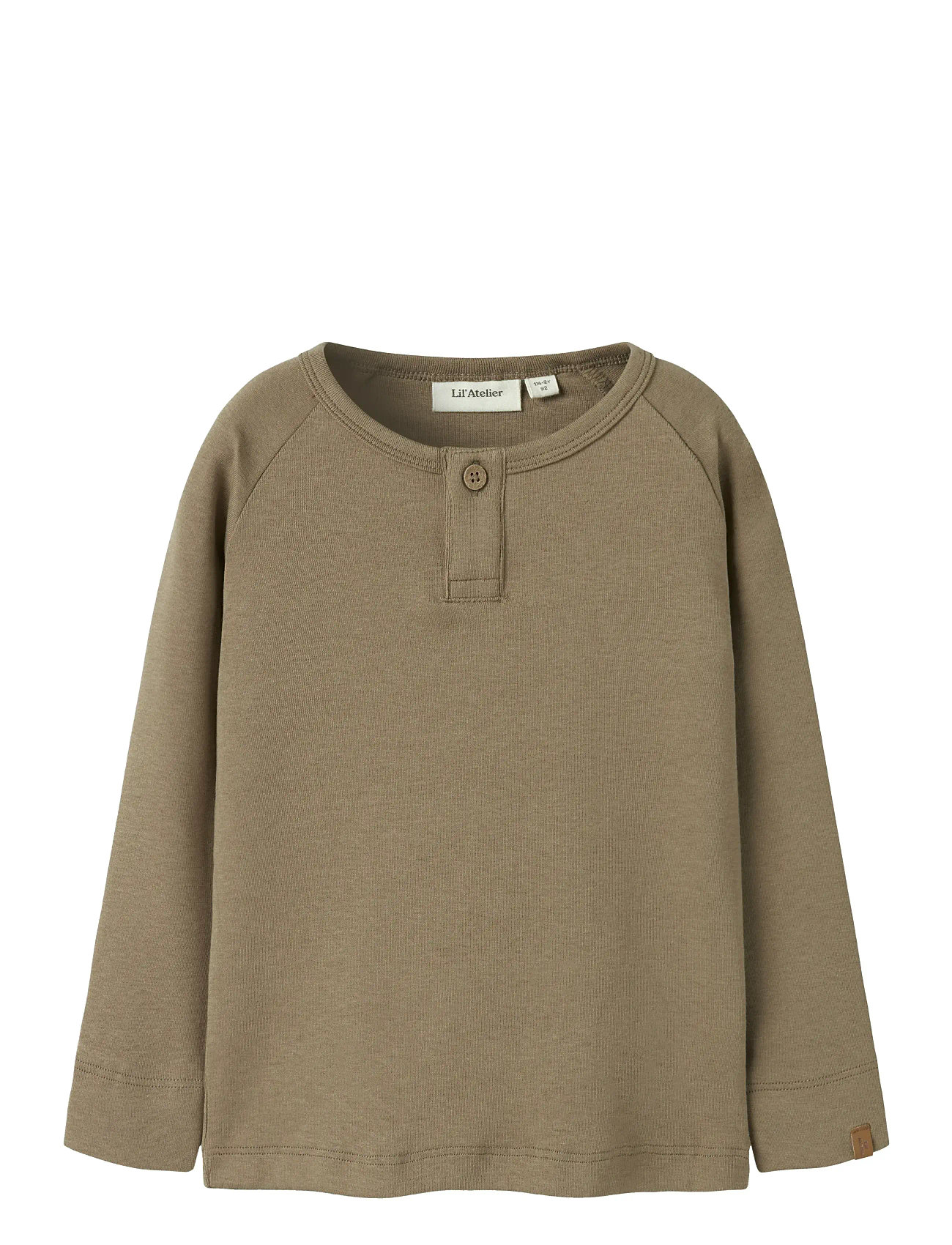 LIL'ATELIER Nmmgayo Sim Ls Slim Oberteil Lil Khaki - 104 - Kinder