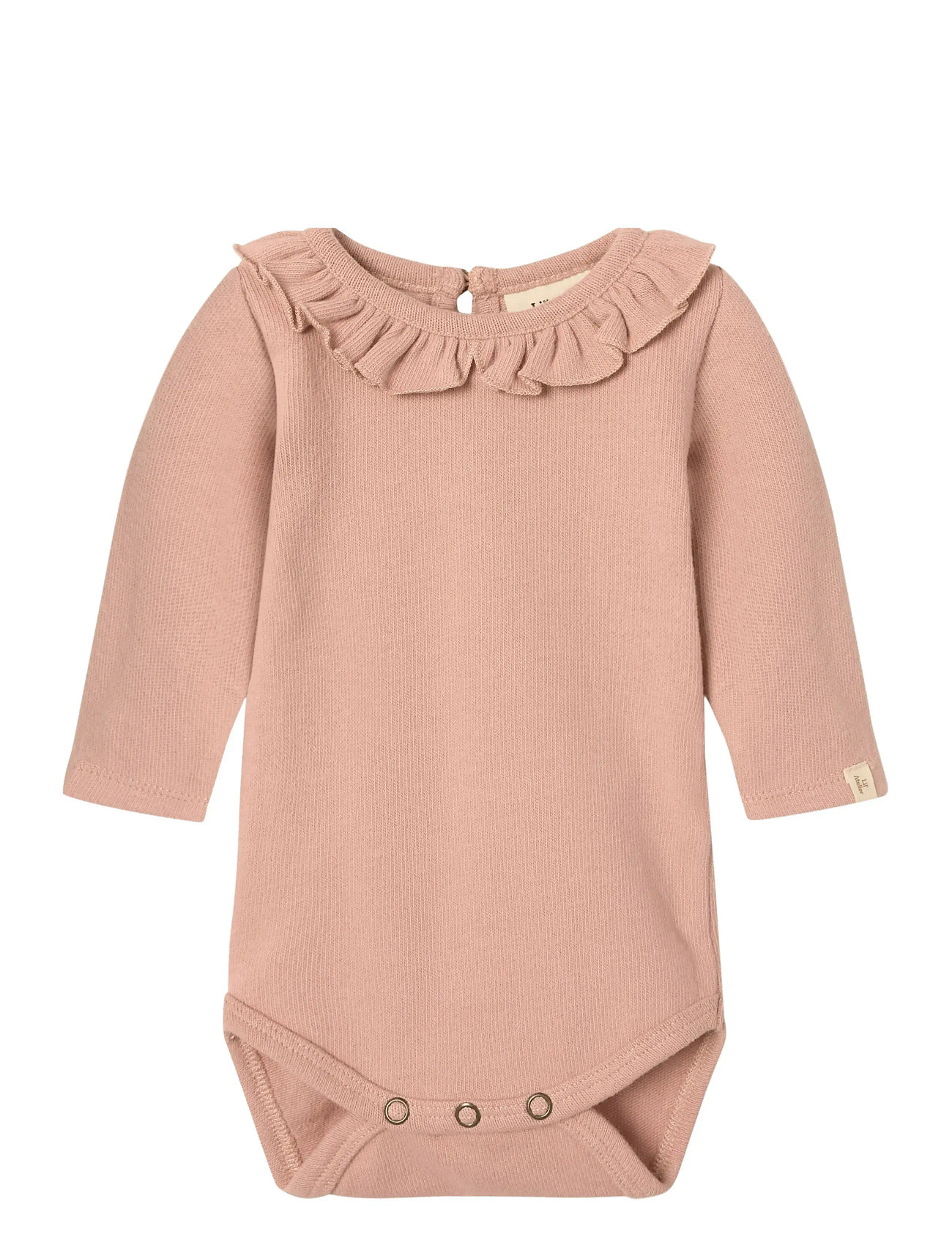 Lil'Atelier Nbfluna Ls Slim Body Lil, 68, Pink, Bodys > Langærmede, Børn