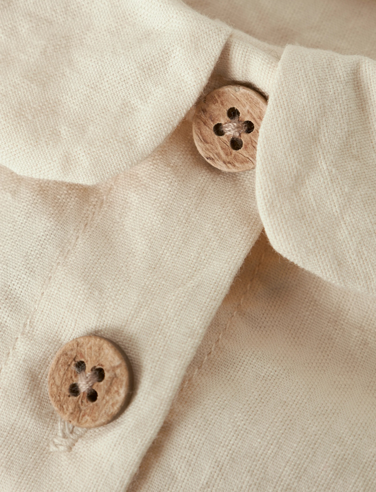 Lil'Atelier Nbfrosito Ls Loose Shirt Lil, 74, Cream, Skjorter > Langærmede Shirts, Børn