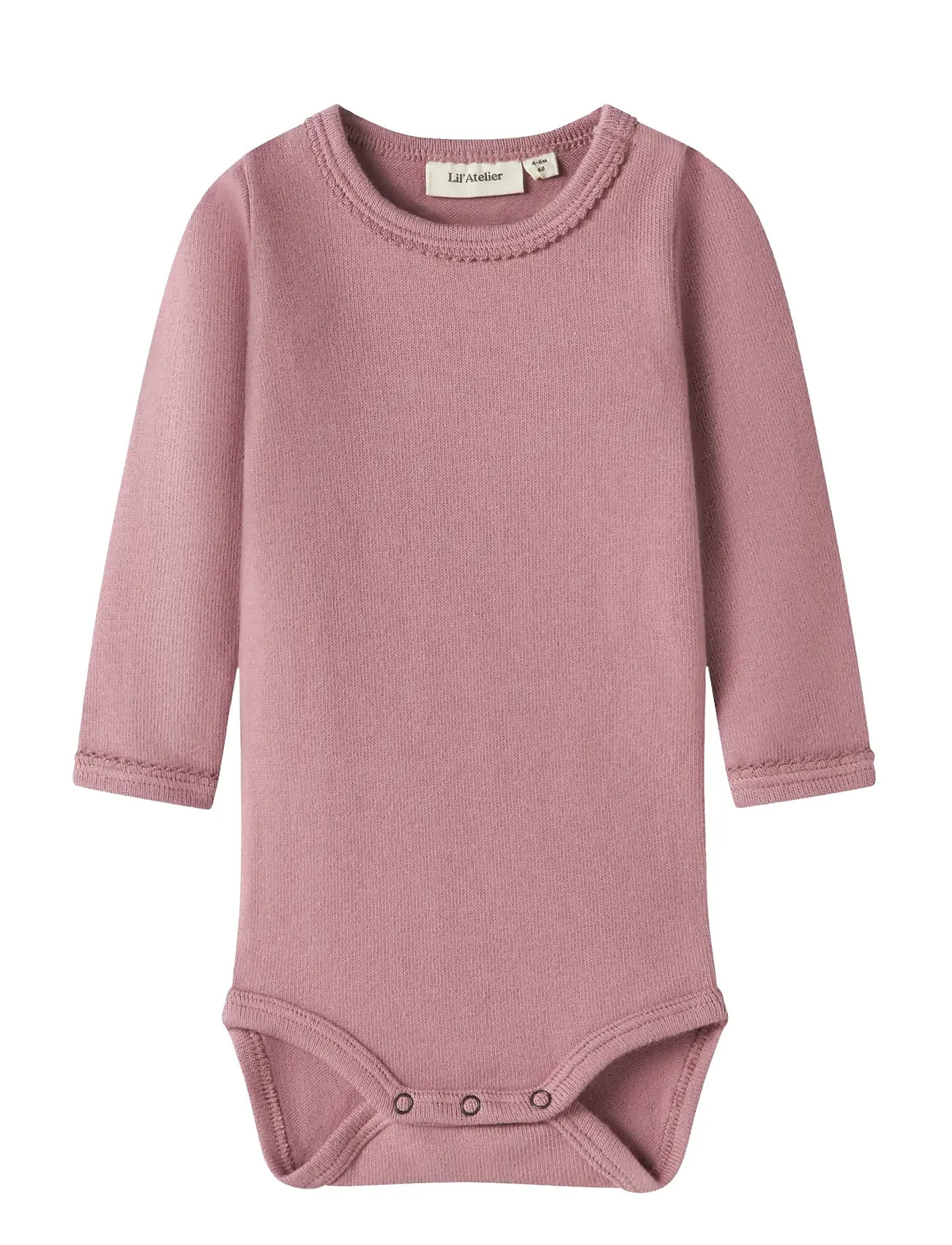 LIL'ATELIER Nbfthora Haf Ls Slim Body Lil Pink - 74 - Kinder