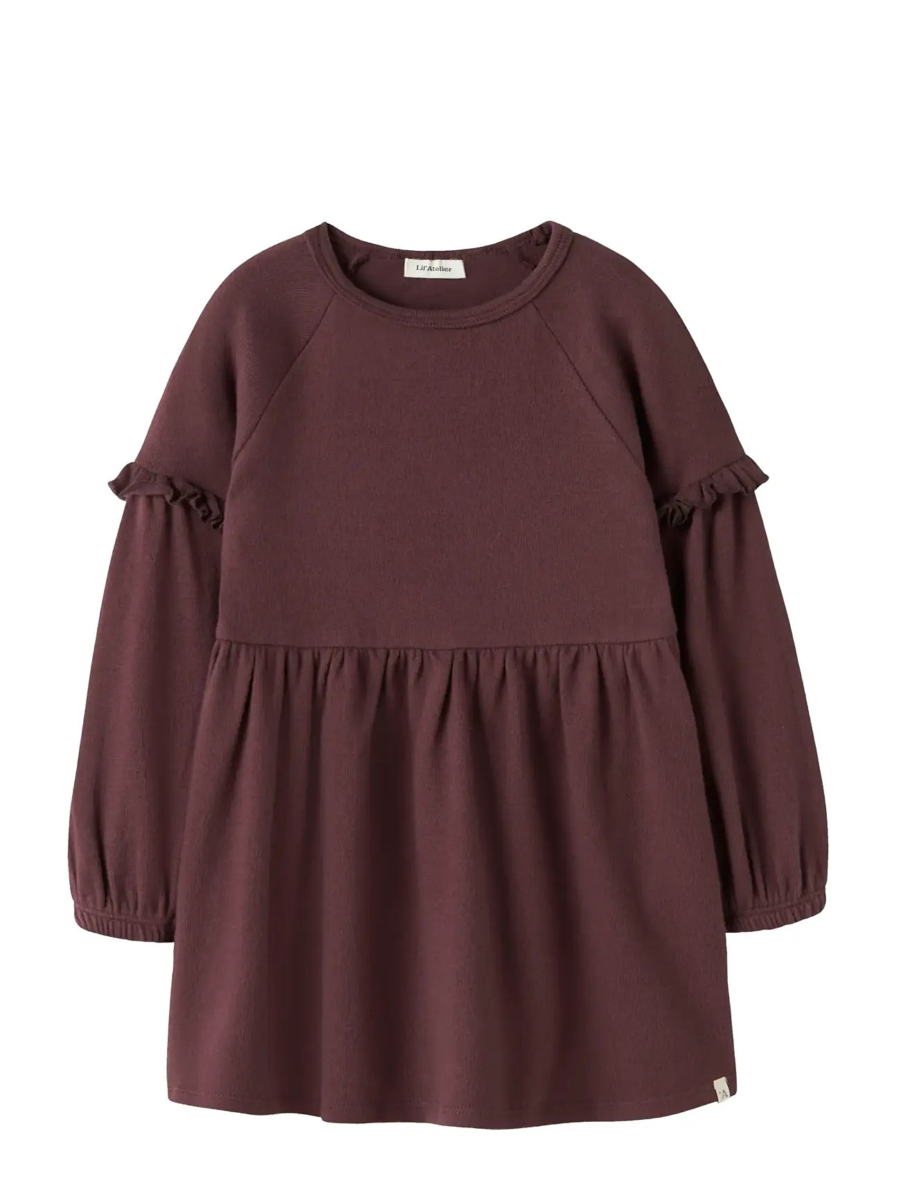 LIL'ATELIER Nmfthora Hyn Ls Kleid Lil Burgundy - 116 - Kinder