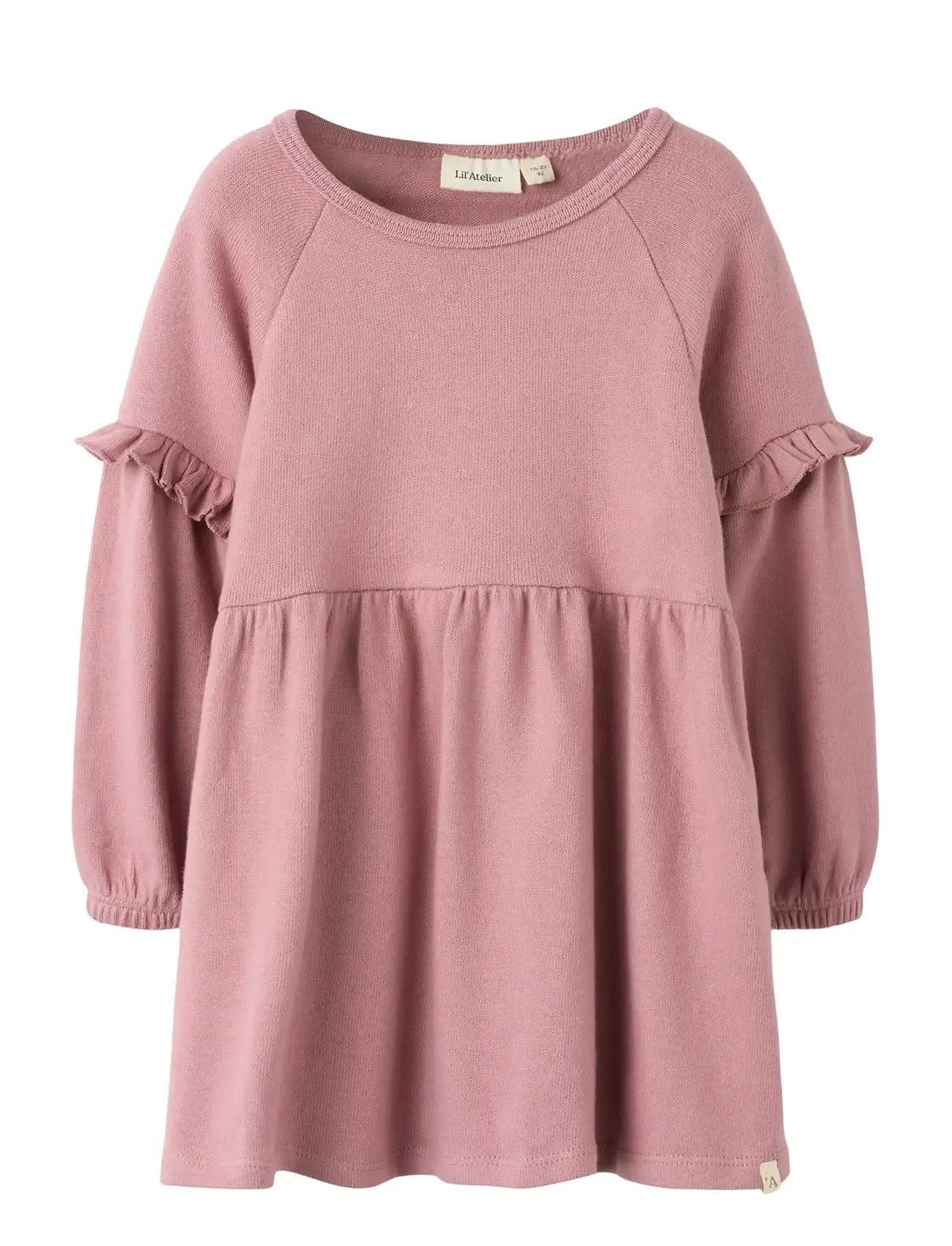 LIL'ATELIER Nmfthora Hyn Ls Kleid Lil Pink - 92 - Kinder