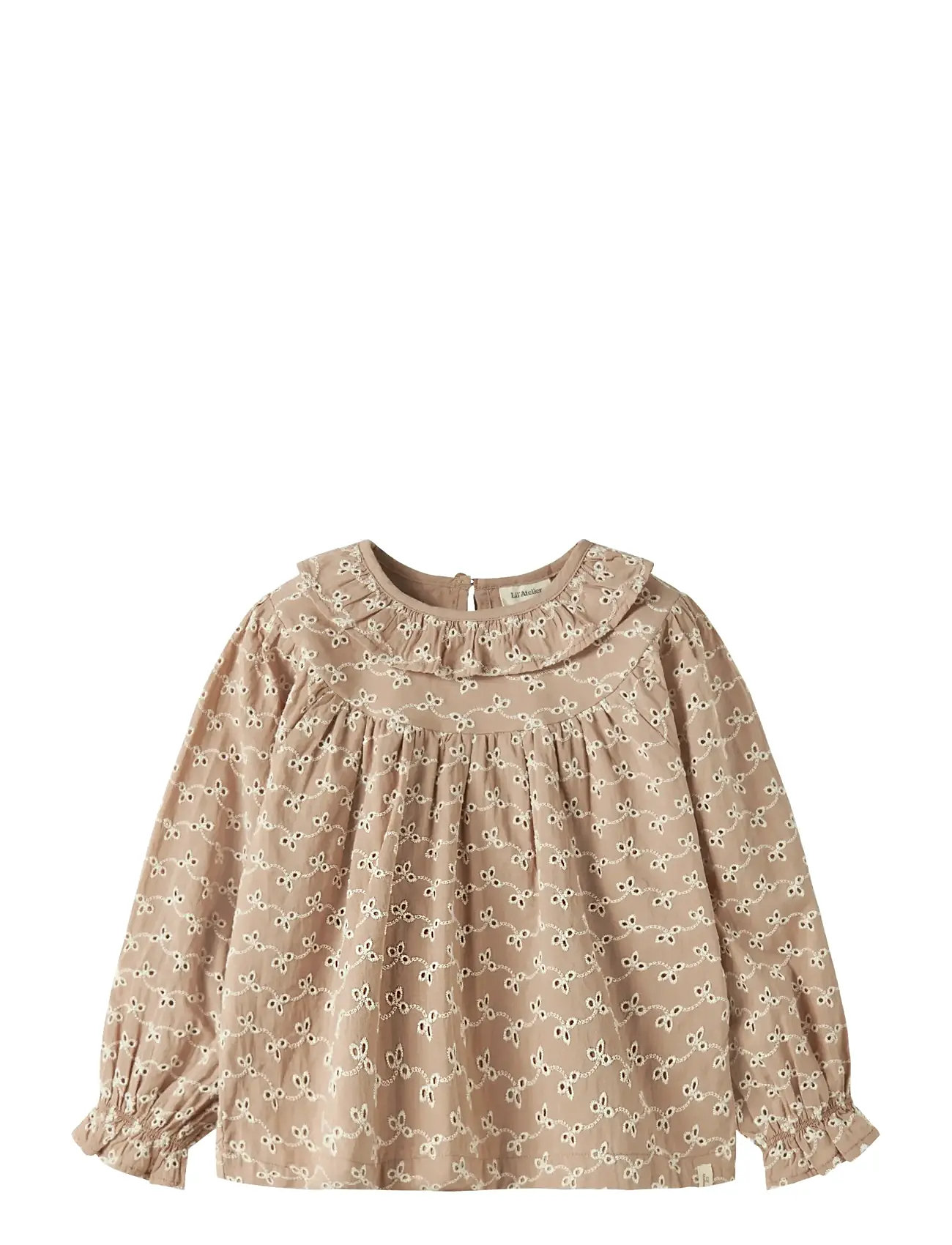 LIL'ATELIER Nmftessie Ls Loose Shirt Lil Beige - 104 - Kinder