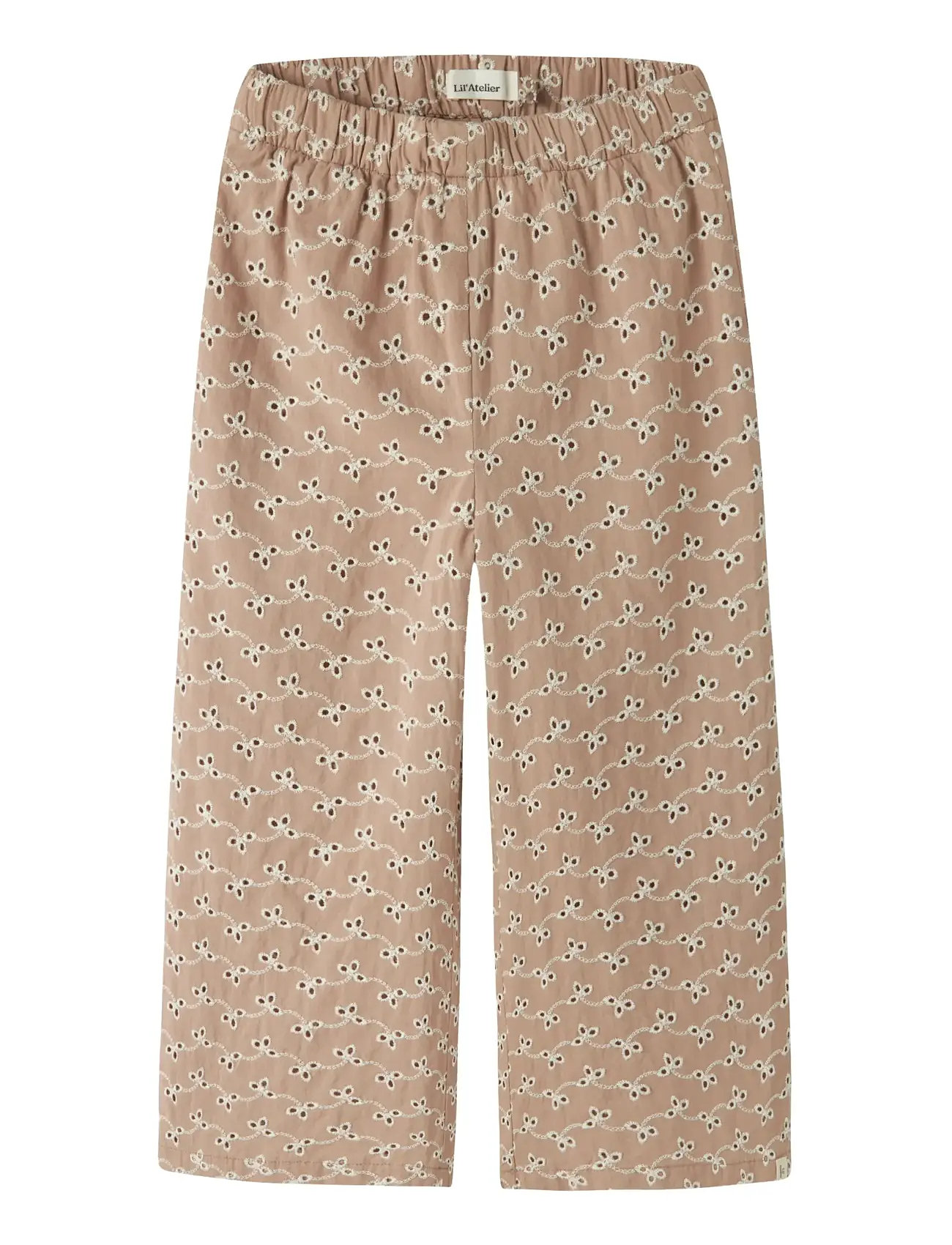 LIL'ATELIER Nmftessie Wide Hose Lil Beige - 122 - Kinder