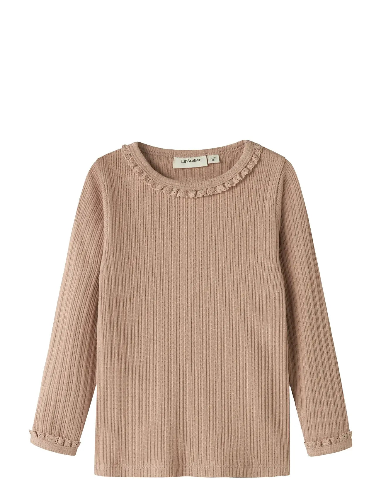 LIL'ATELIER Nmfbabette Ls Slim Oberteil Lil Beige - 110 - Kinder
