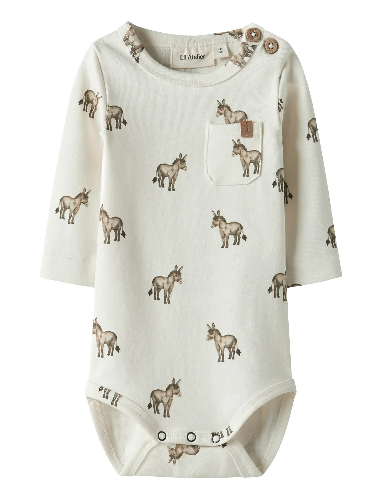 LIL'ATELIER Nbmlayo Sev Ls Slim Body Lil Cream - 86 - Kinder