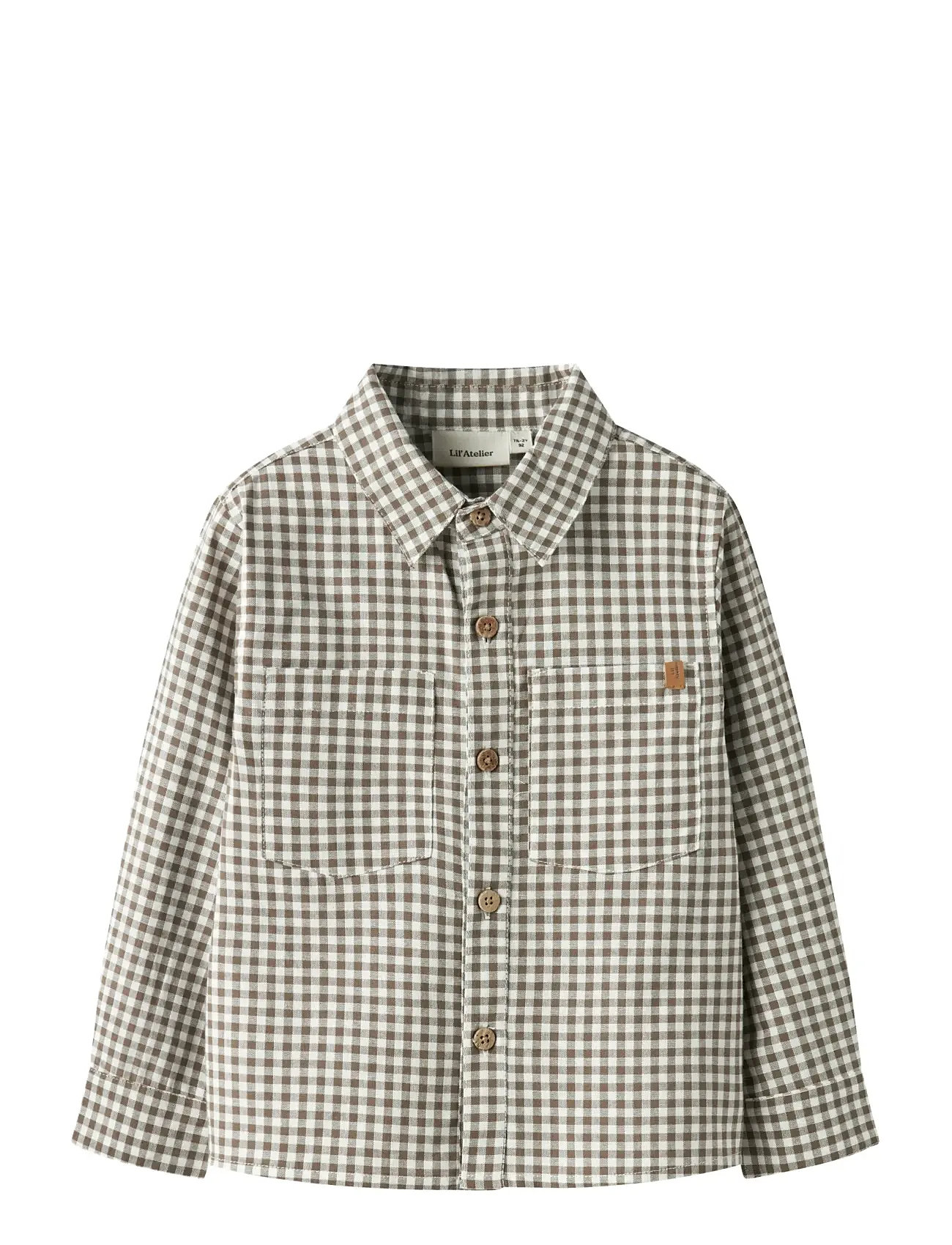 LIL'ATELIER Nmmtallula Ls Shirt Lil Braun - 122-128 - Kinder
