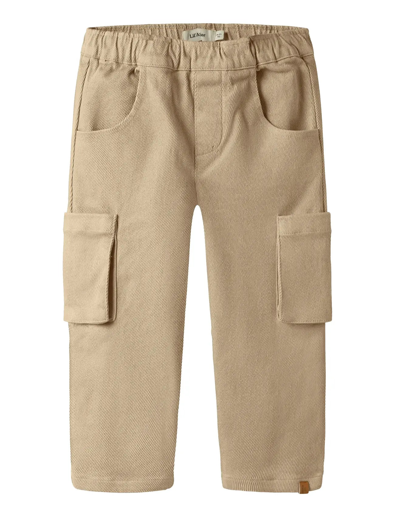 LIL'ATELIER Nmmtaru Loose Twill Hose 1177-Dj Lil Beige - 116 - Kinder