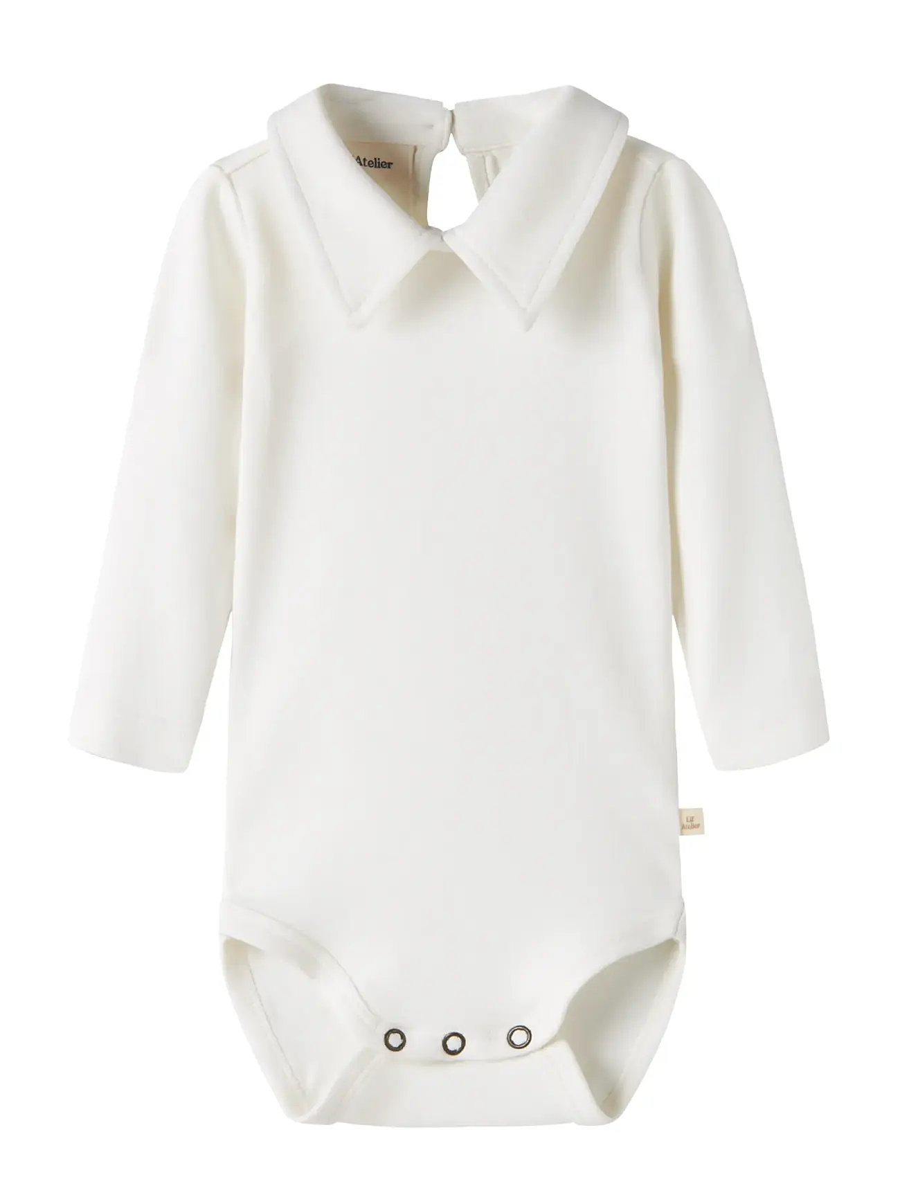 Lil'Atelier Nbmfundo Lup Ls Body Lil Noos, 80, Cream, Bodysuits > Langærmede Bodysuits, Børn