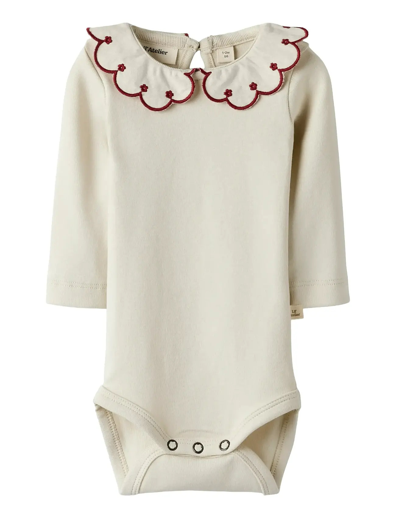 LIL'ATELIER Nbffundo Lus Ls Slim Body Lil Cream - 56 - Kinder