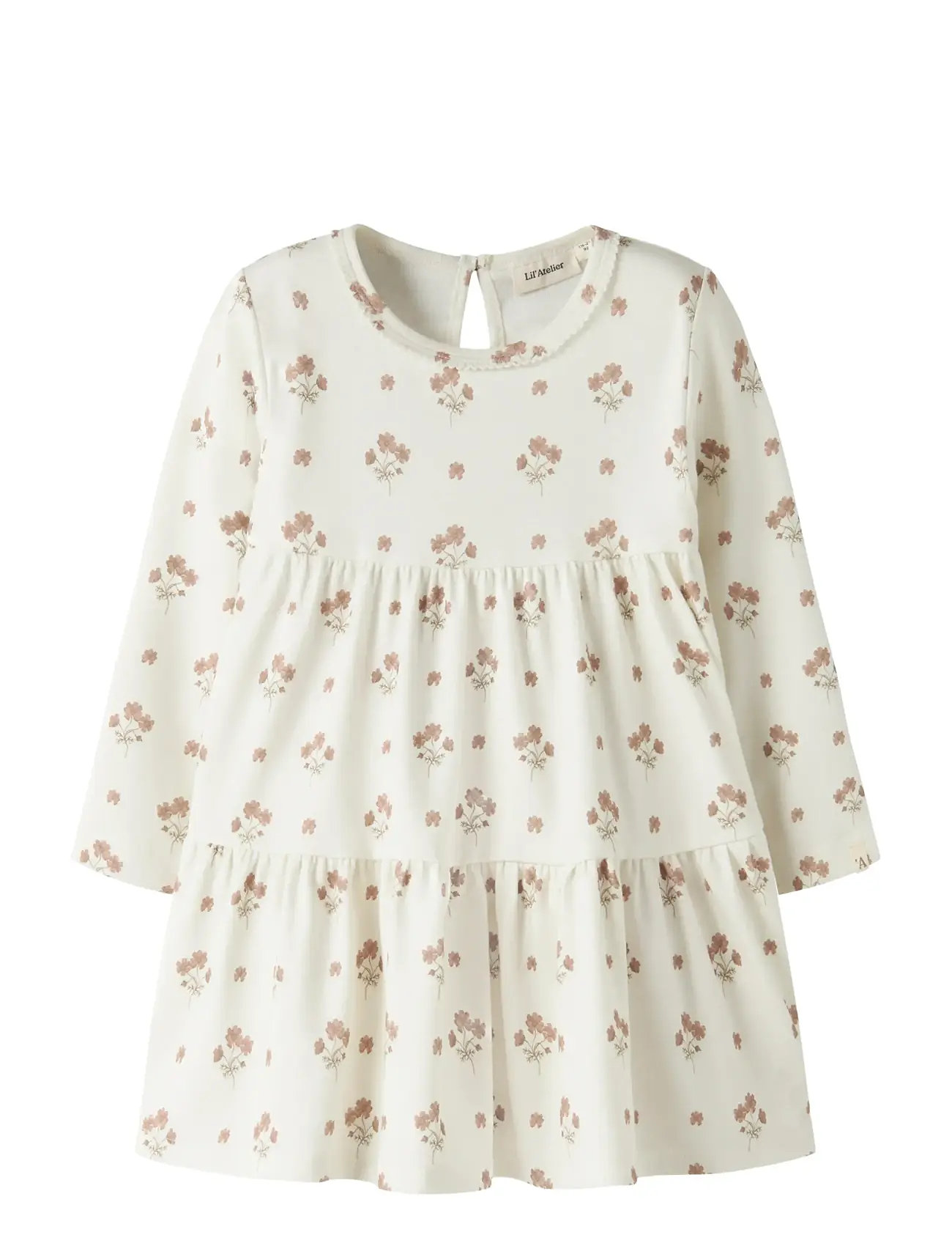 LIL'ATELIER Nmflayo Sif Ls Kleid Lil Cream - 122 - Kinder