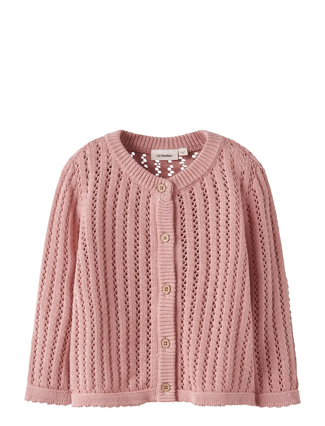LIL'ATELIER Nmffabiola Ls Knit Card Lil Pink - 122-128 - Kinder