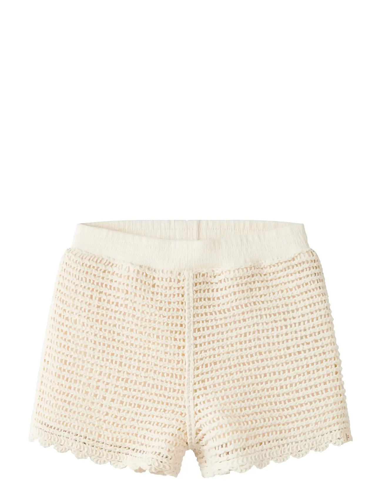 LIL'ATELIER Nmfflora Knit Shorts Lil Cream - 122 - Kinder