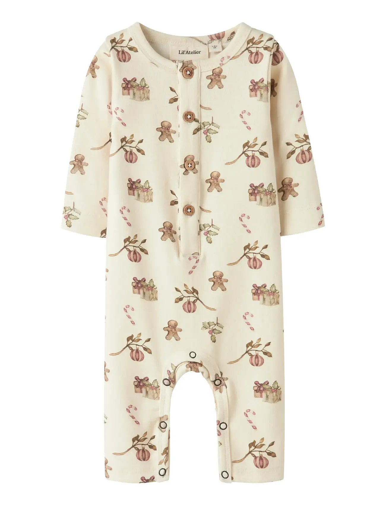LIL'ATELIER Nbnlayo Gip Ls Slim Anzug Lil Cream - 74 - Kinder