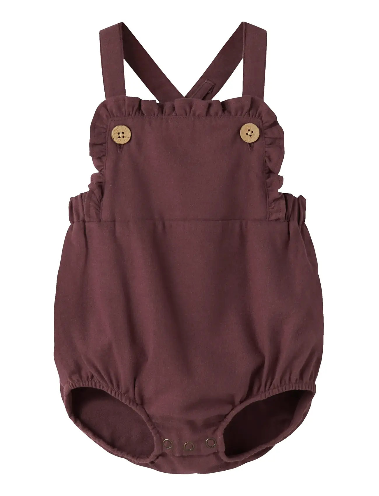 LIL'ATELIER Nbfrebel Loose Romber Solid Lil Burgundy - 80 - Kinder