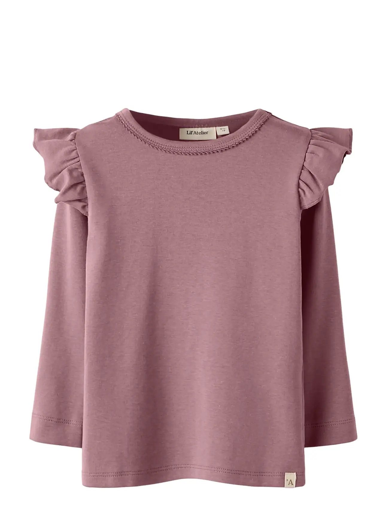LIL'ATELIER Nmflayo Sev Ls Slim Oberteil Lil Pink - 104 - Kinder