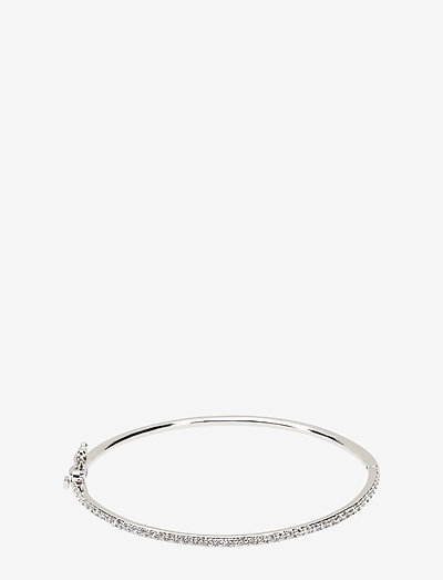 Kennedy bracelet - Crystal (Silver) - bangles - crystal