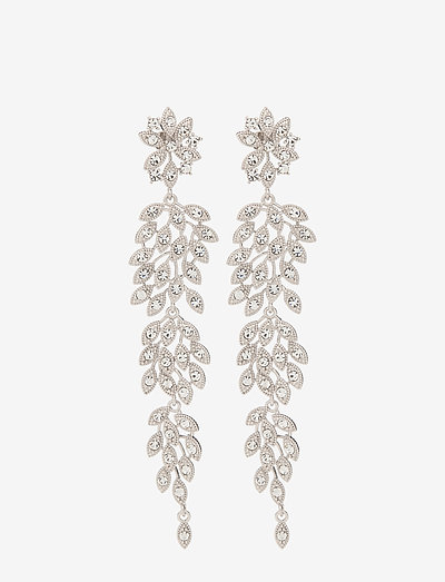 Laurel earrings - Crystal - kabamieji auskarai - crystal