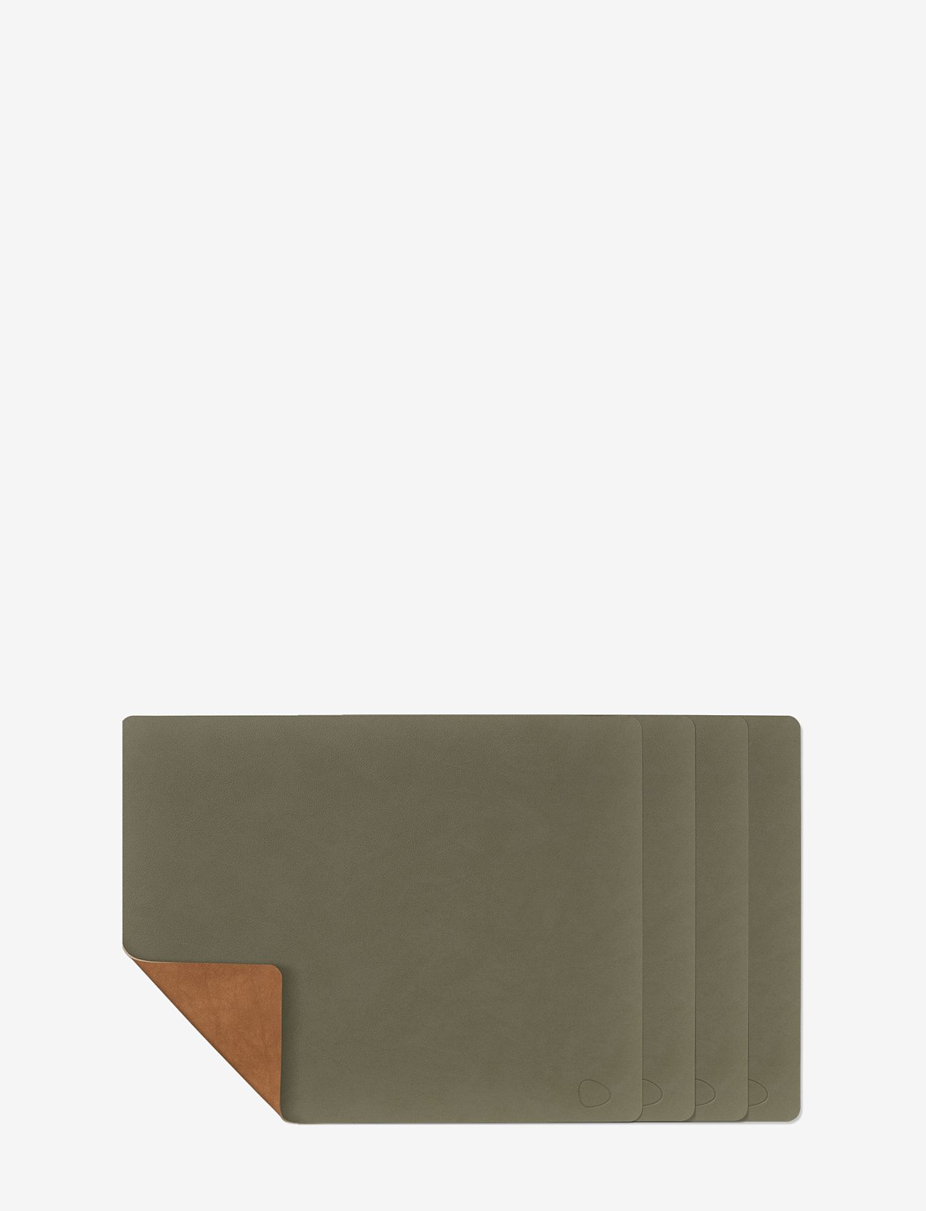 LIND DNA 4set Table Mat Square L Bull Doublesided Tablemats