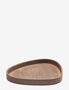 Wood Box Curve L - tarjottimet - smoked oak