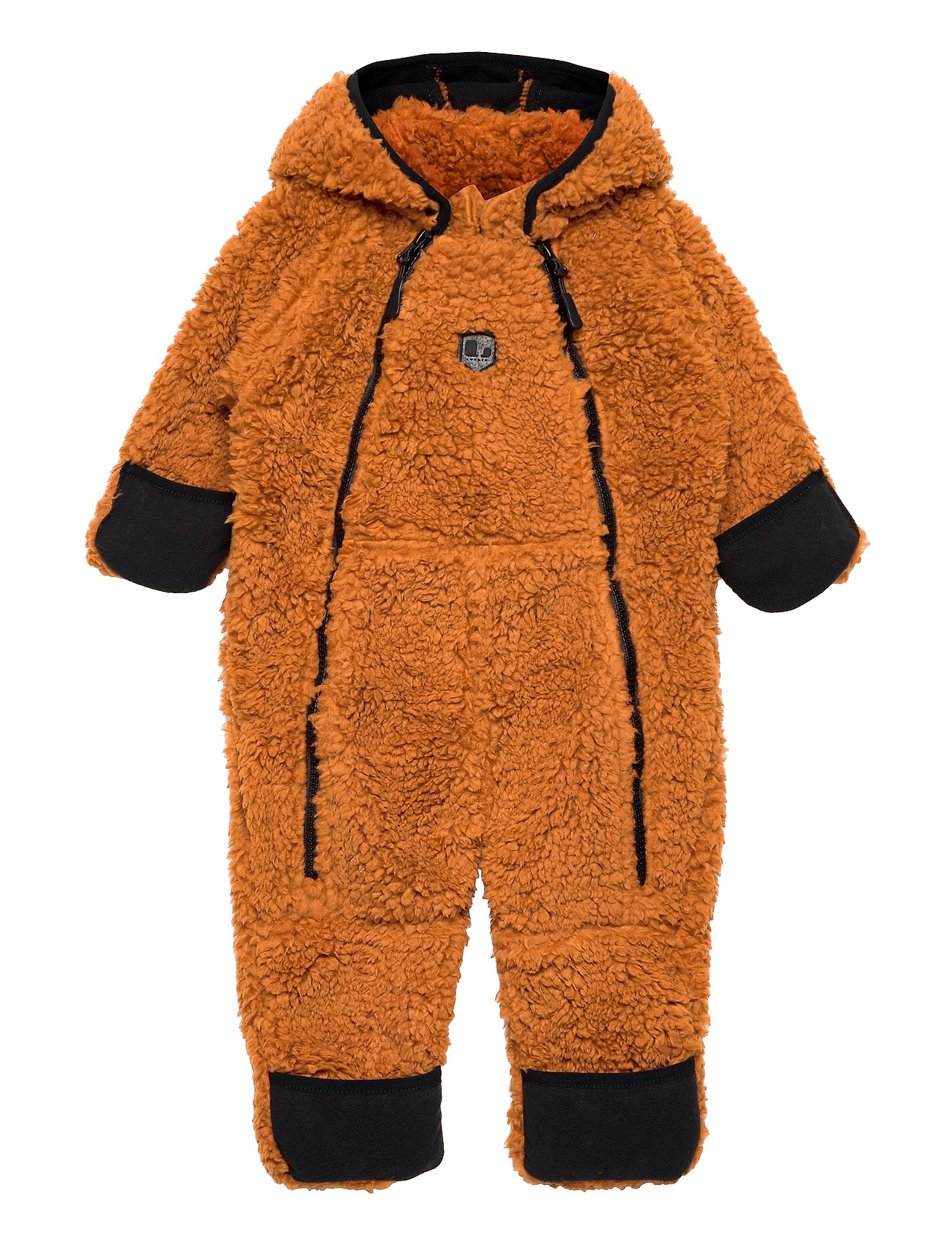 Muddus Pile Baby Overall Windfleece Outerwear Fleece Outerwear Fleece Suits Beige Lindberg Sweden