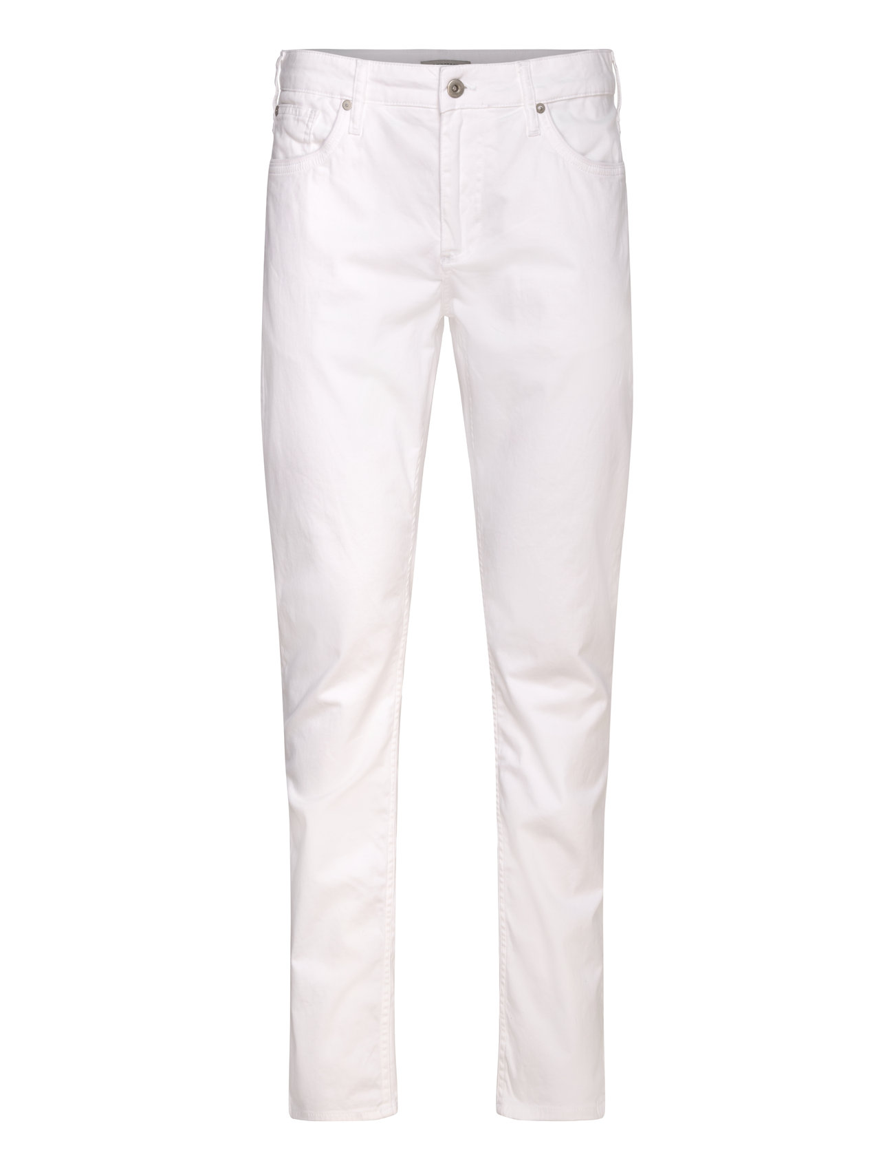 Lindbergh Black 1927: Superflex 5 Pocket Cashmere Touch Pants, 34 x 32, White, Jeans - Tapered, Herre