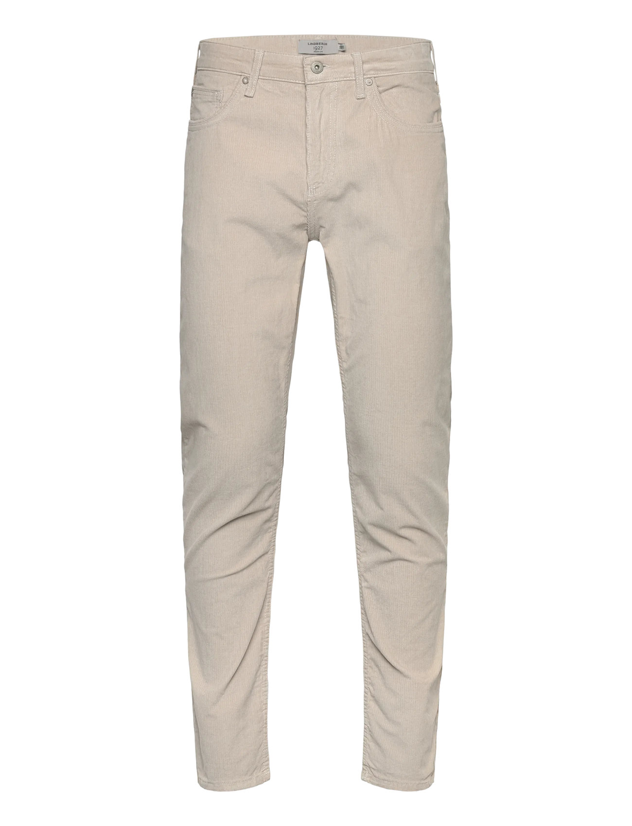 LINDBERGH Schwarz 1927: 5 Pocket Kordsamt Hosen Cream - 32x32 - Herren