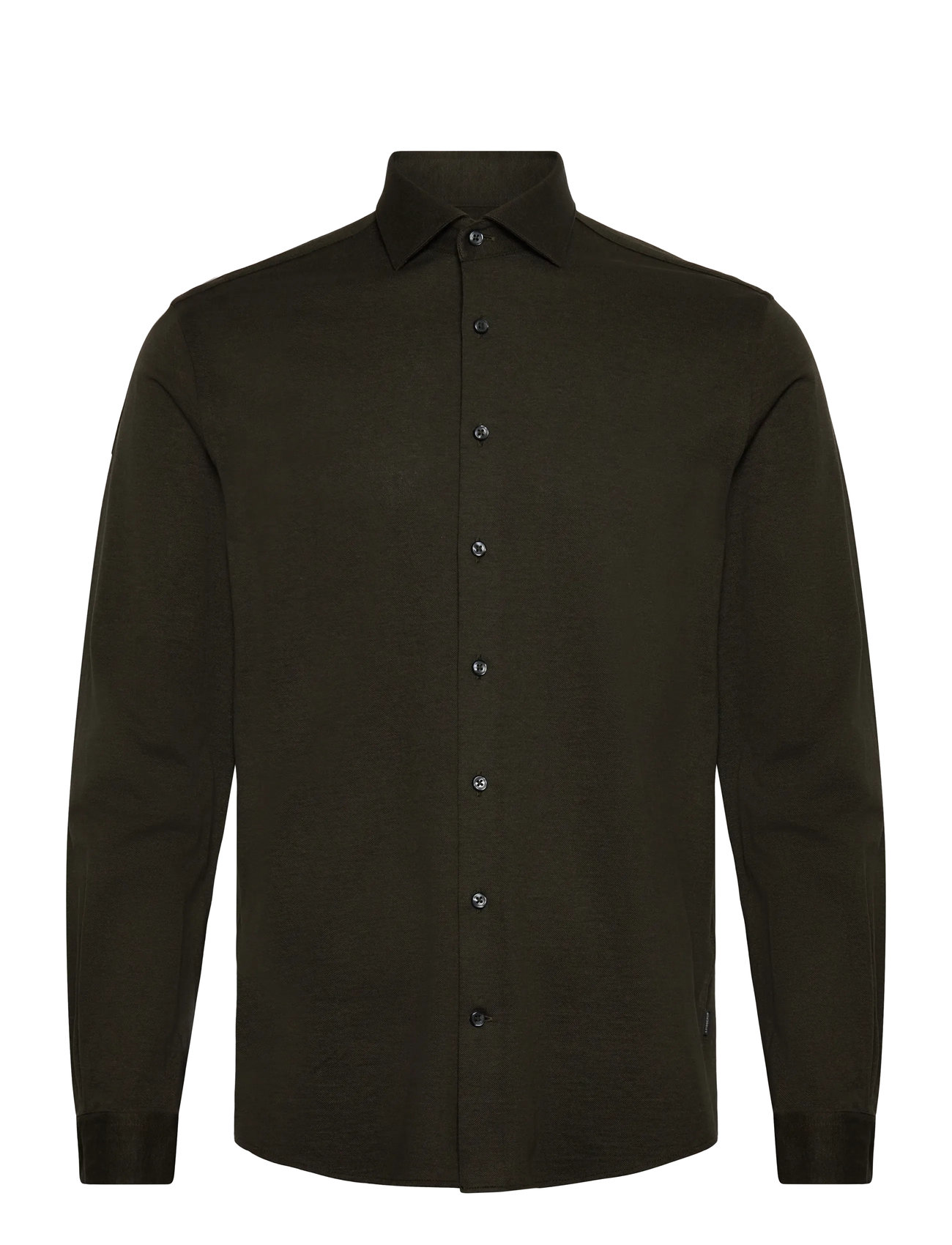 LINDBERGH Schwarz Piqué Strick Shirt L/S Grün - XXL - Herren