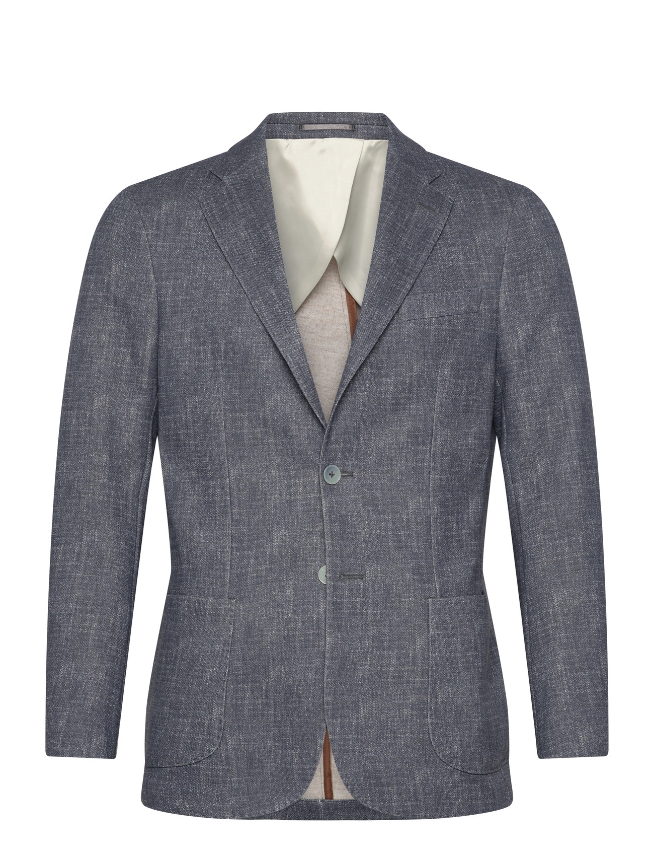 Lindbergh Black Superflex Half Lined Blazer, 46, Grey, Blazere > Enkeltradede Blazere, Herre