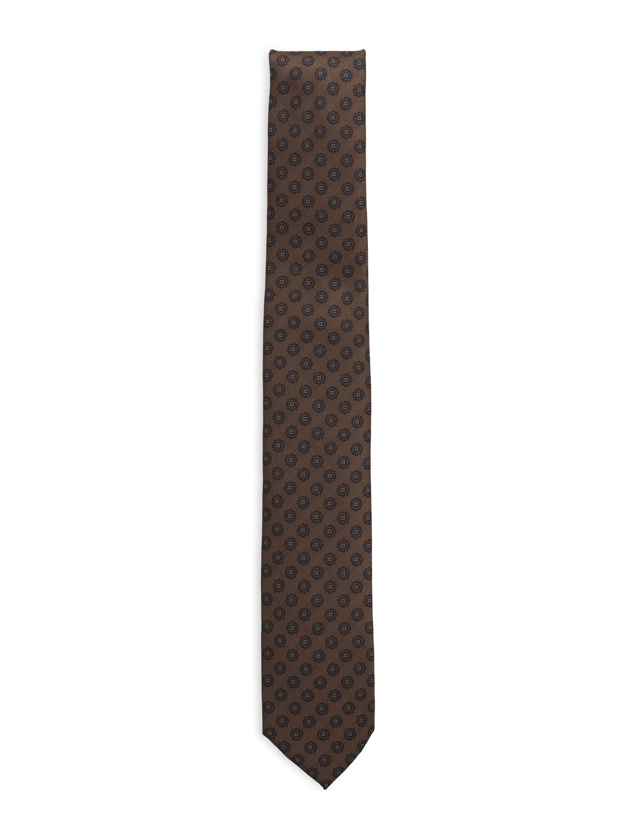 LINDBERGH Schwarz Tie With Pattern 7 Cm Braun - One Size - Herren