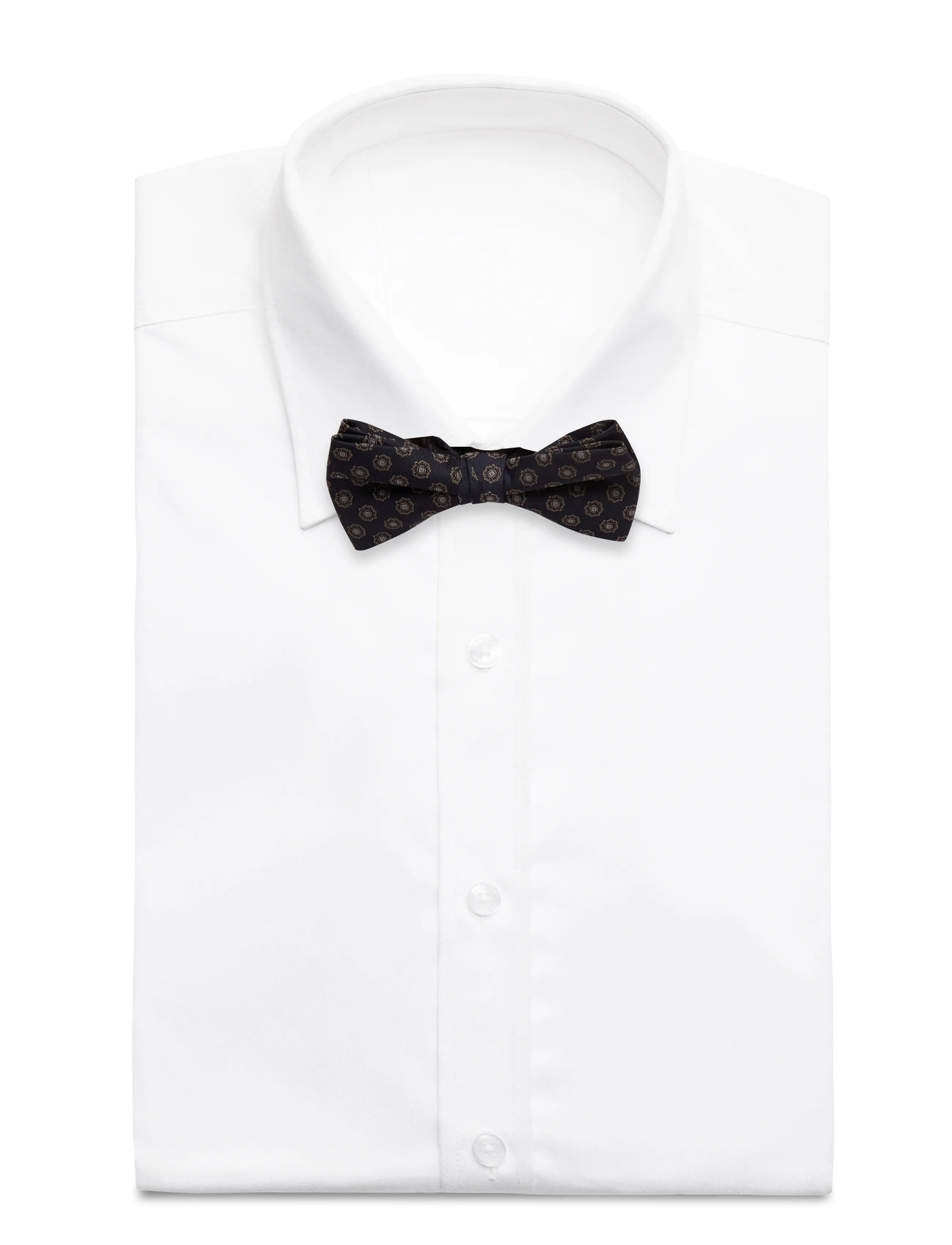 LINDBERGH Schwarz Bow Tie With Pattern Navy - One Size - Herren