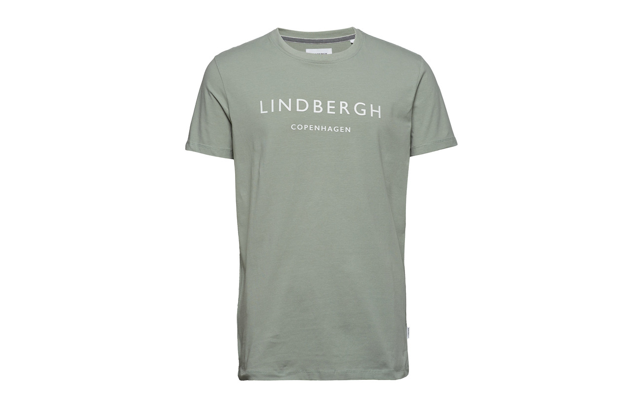 Black Printed Crew neck Lindbergh Mens Tee 8qwgx7Ua