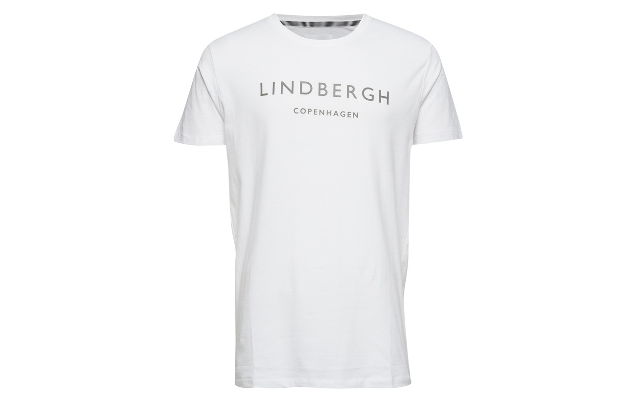 Black Printed Crew neck Lindbergh Mens Tee 8qwgx7Ua