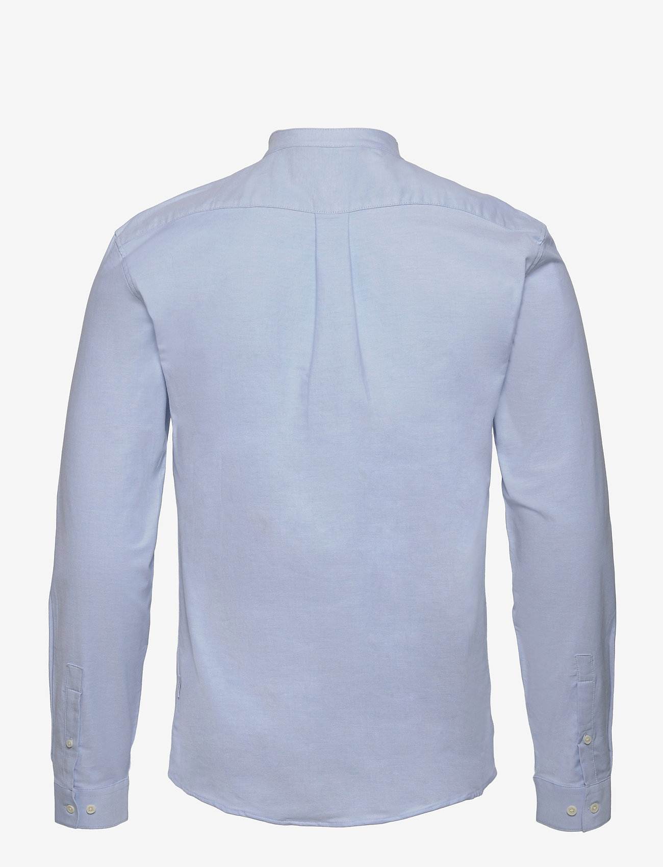 Lindbergh - Oxford manderin superflex L/S - basic overhemden - lt blue mix - 1