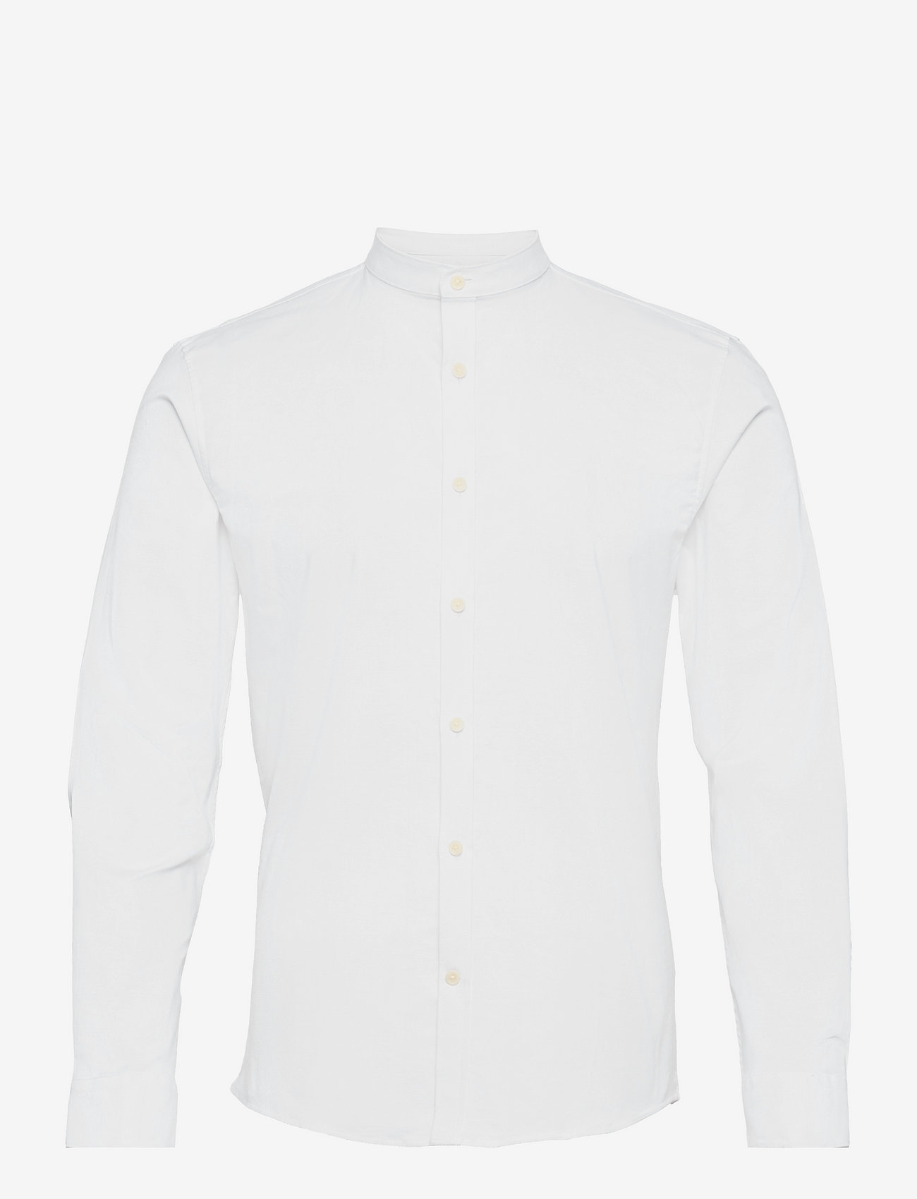 Lindbergh - Oxford manderin superflex L/S - basic overhemden - white - 0