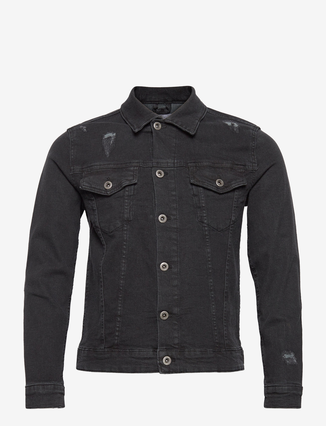 slim fit trucker jacket