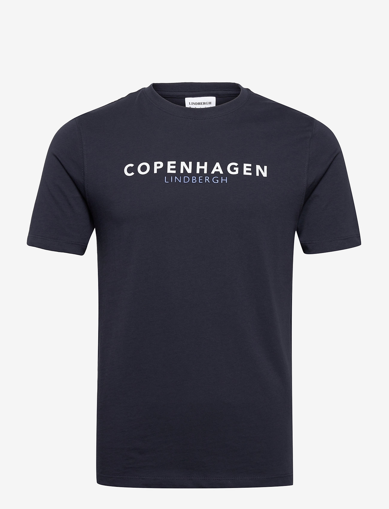 Lindbergh - Copenhagen print tee - t-shirts met print - navy - 0