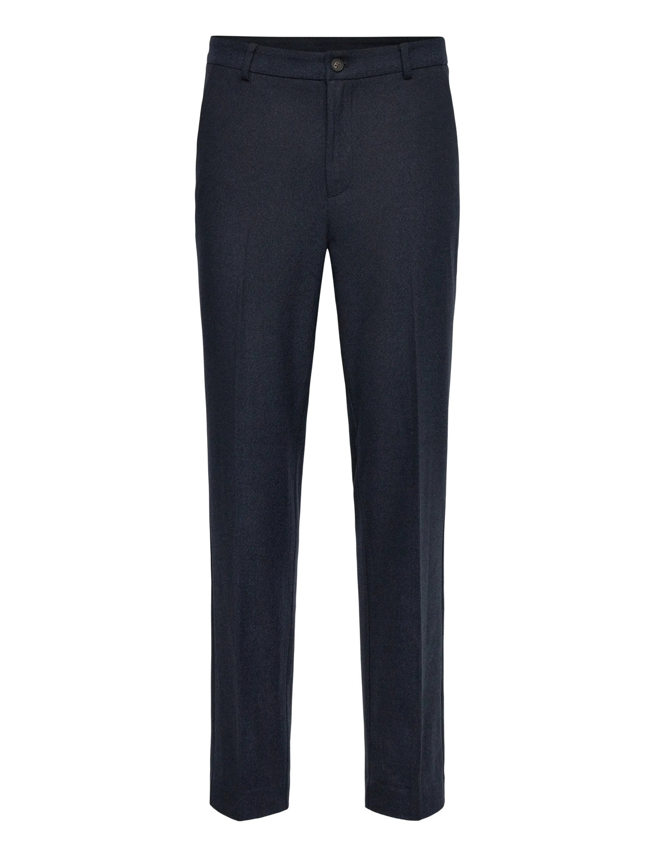 Lindbergh Superflex Brushed Melange Pants, S, Navy, Bukser > Afslappet, Herre