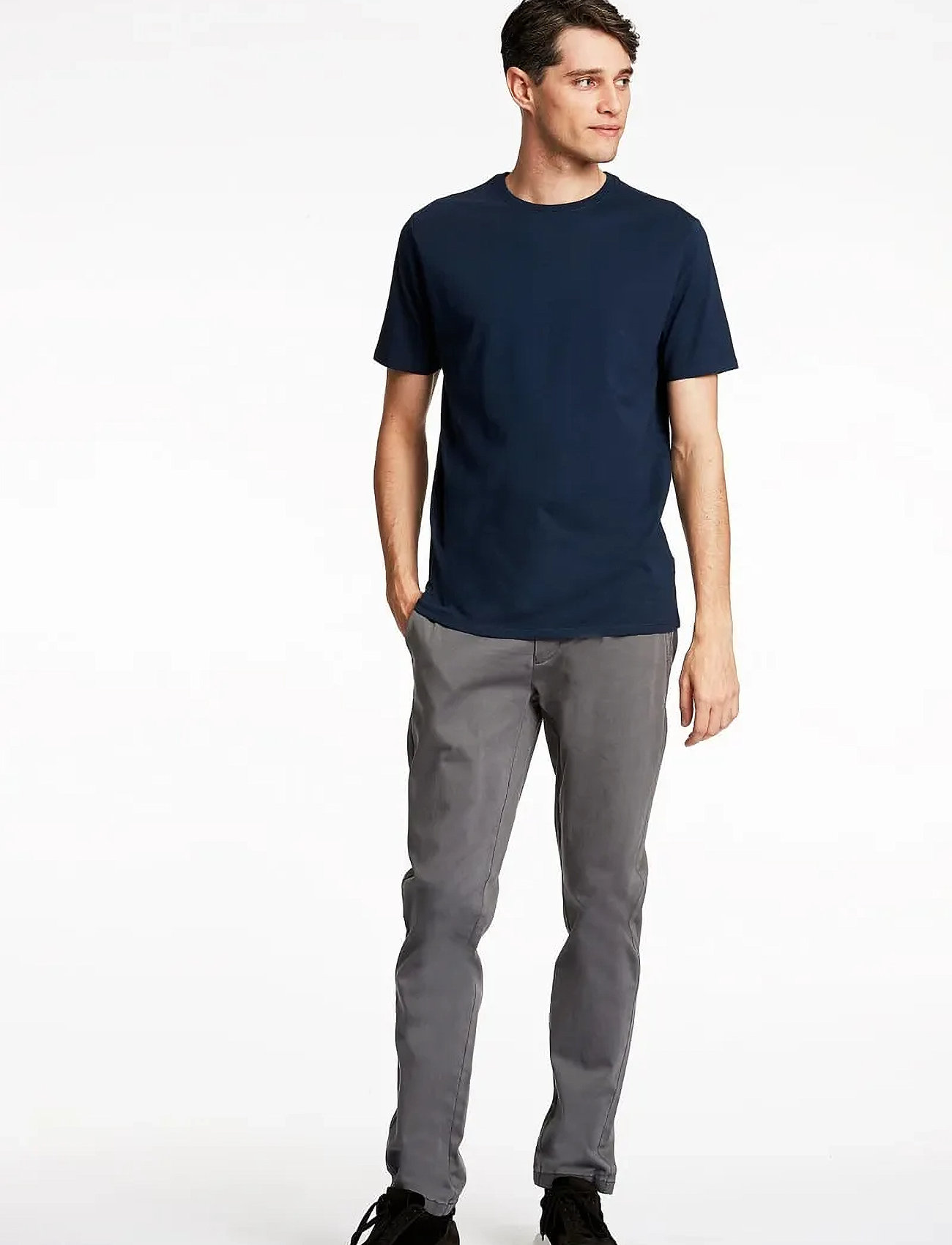 Lindbergh Superflex Chino Pants, 30 x 34, Grey, Bukser > Chinos, Herre