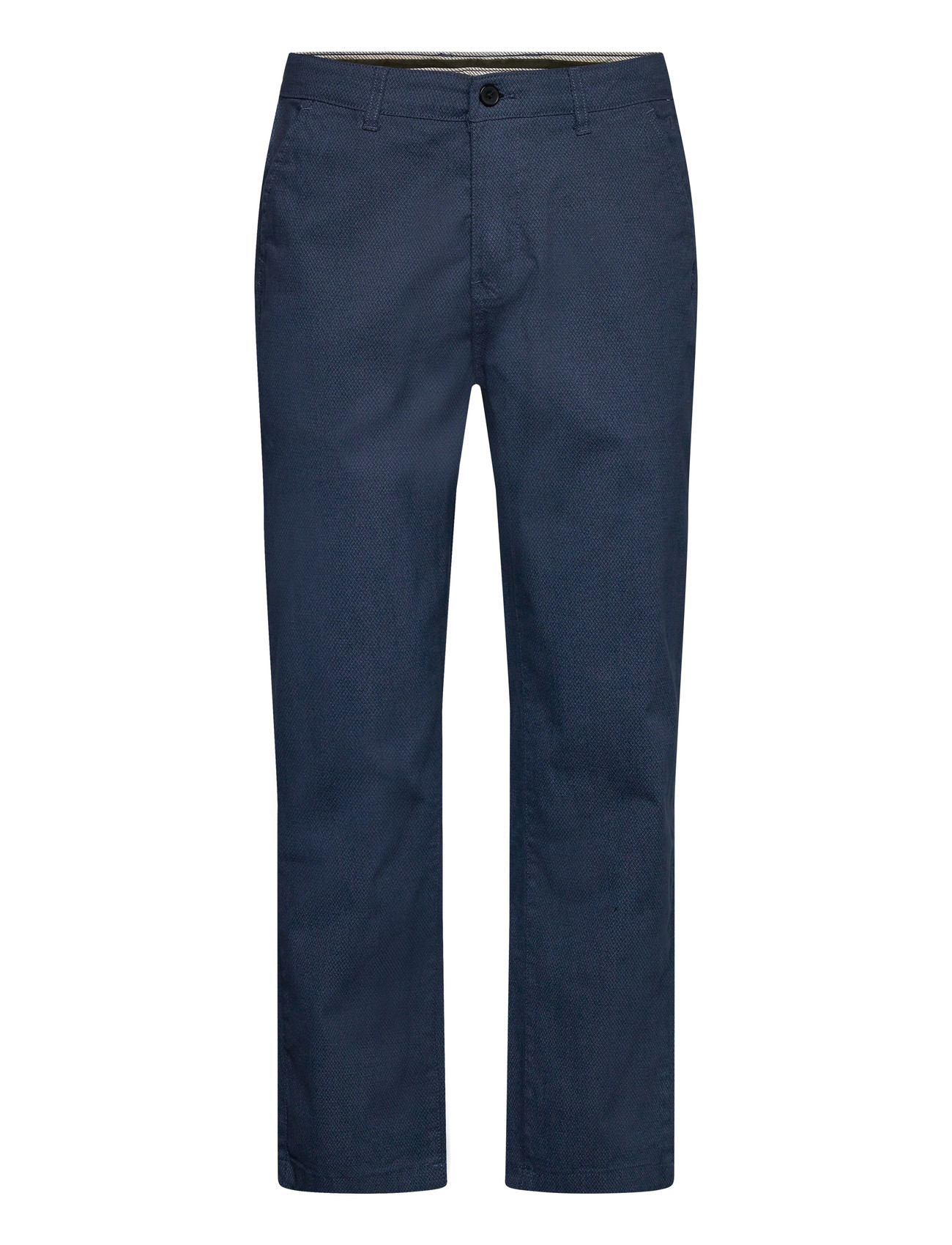 Lindbergh Aop Superflex Chino Pants, 32 x 32, Navy, Bukser > Afslappet, Herre